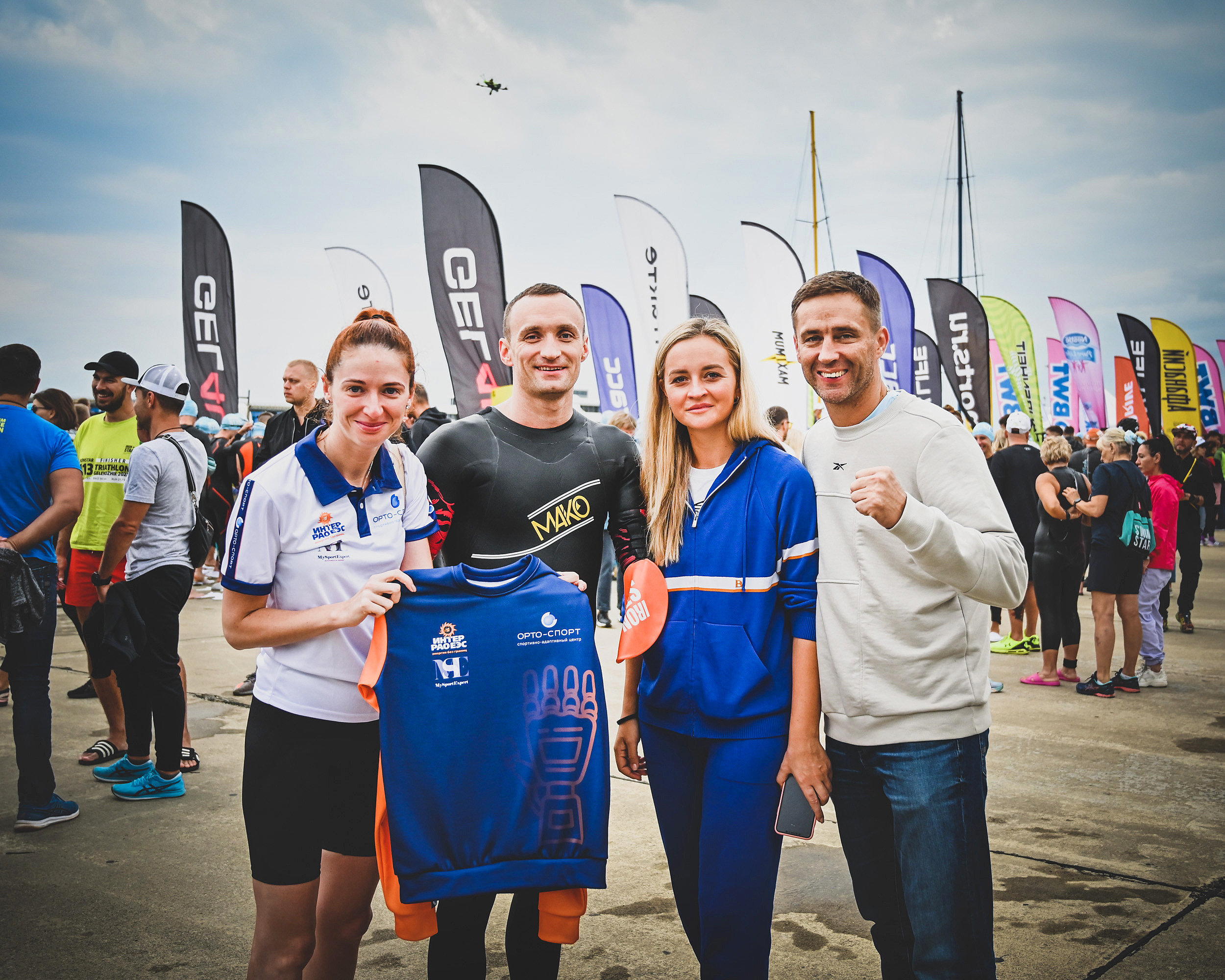 Команда «Орто-Спорт» ДЕНЬ IRONSTAR SPRINT & OLYMPIC SOCHI СИРИУС. Фотографирую счастливых людей в Сочи
