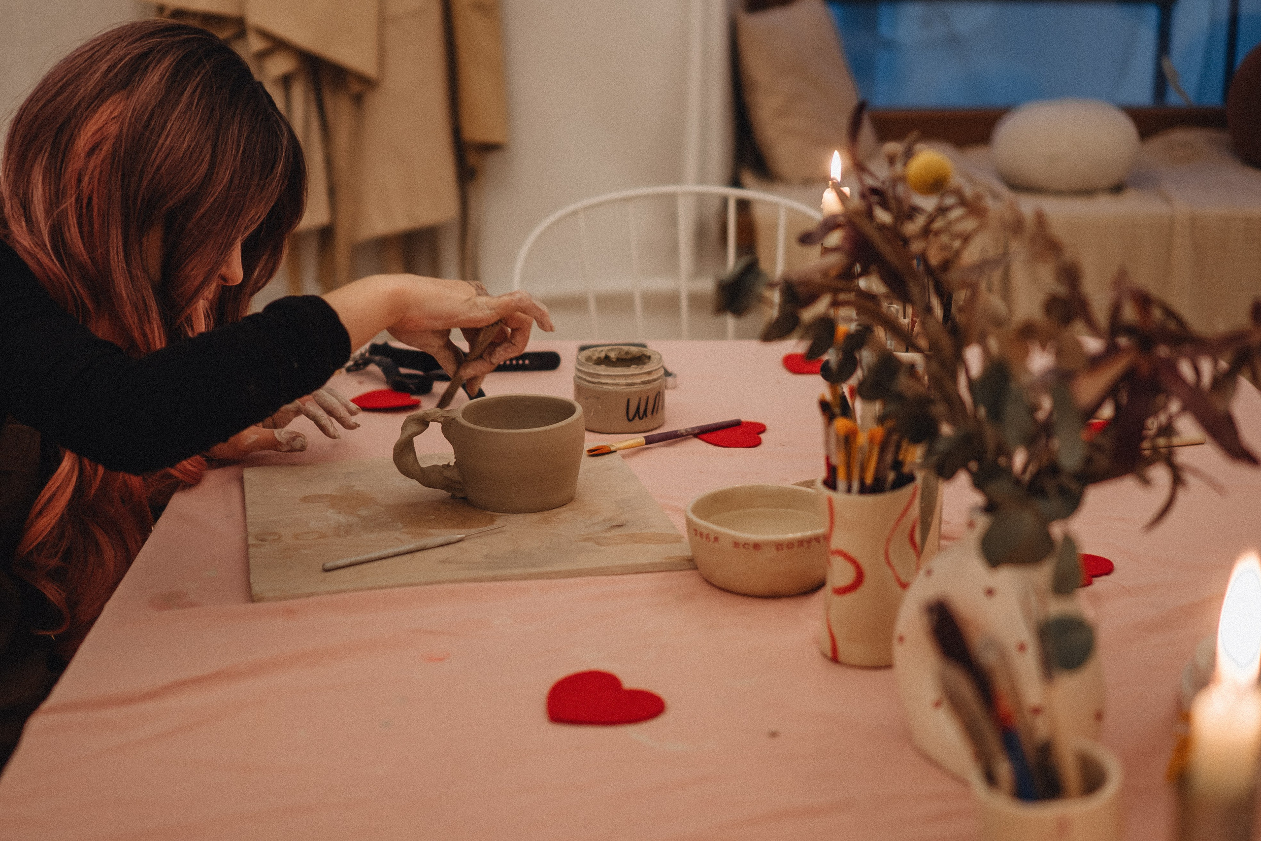 СВИДАНИЕ В ГОНЧАРНОЙ МАСТЕРСКОЙ. Профессиональный фотограф, Санкт-Петербург — Виктория Богомолова
