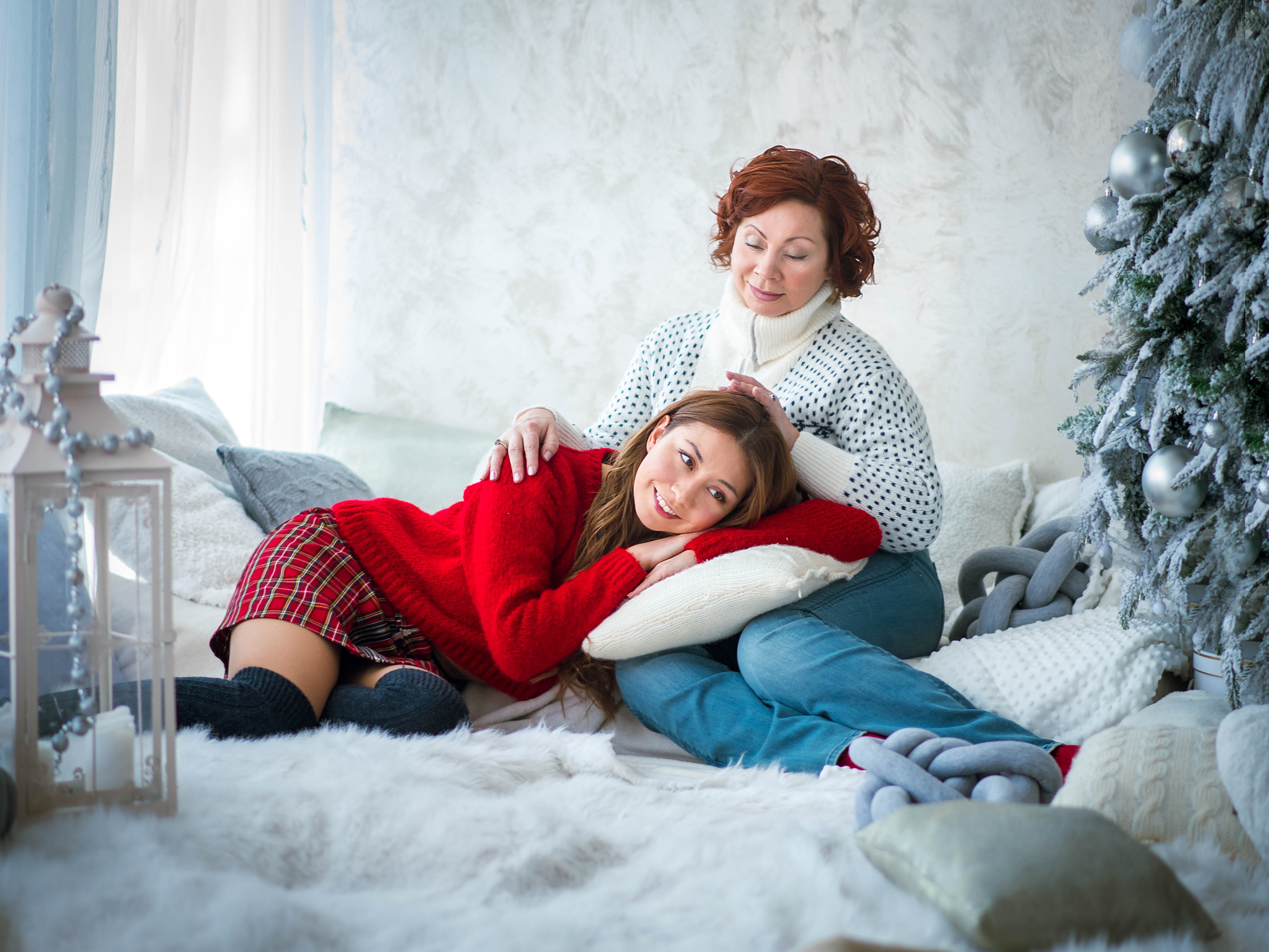 Мама и дочь. Фотограф в Алматы Новгородская Мария