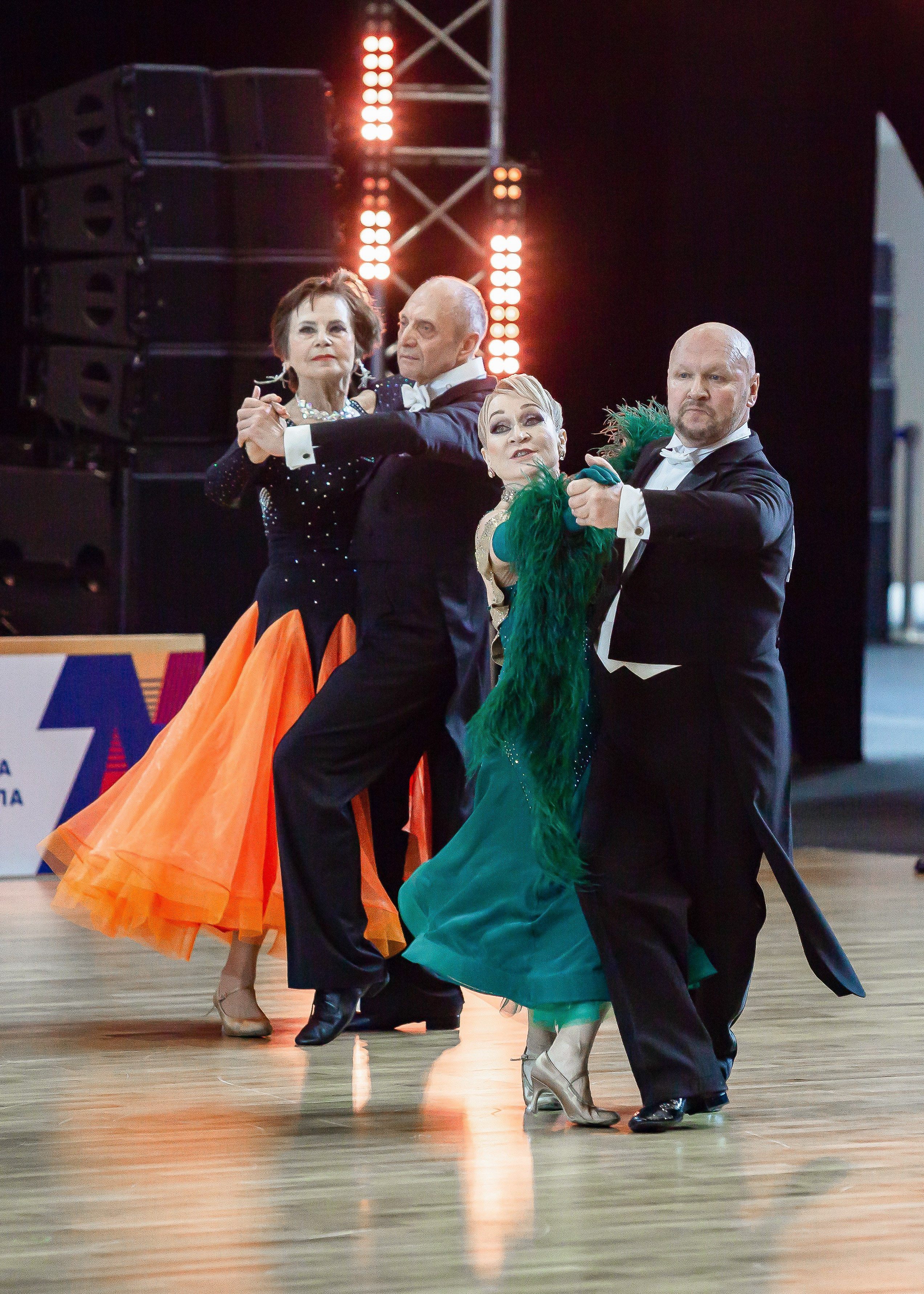 Соревнования по танцевальному спорту «В ритмах лета 2024». Сеньоры. Репортажный фотограф в Москве