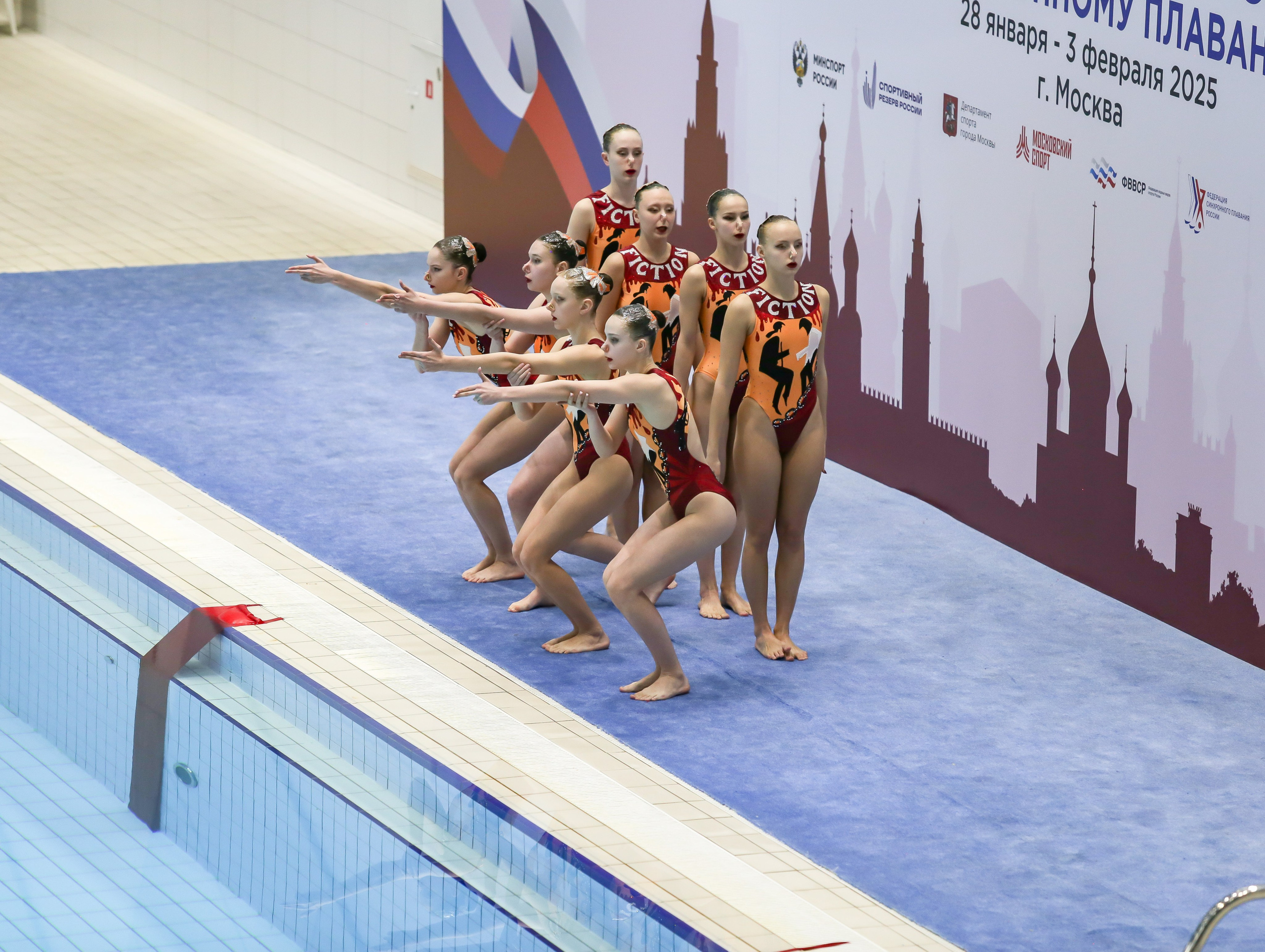 Первенство России по синхронному плаванию. Техническая программа. Группы. Репортажный фотограф в Москве