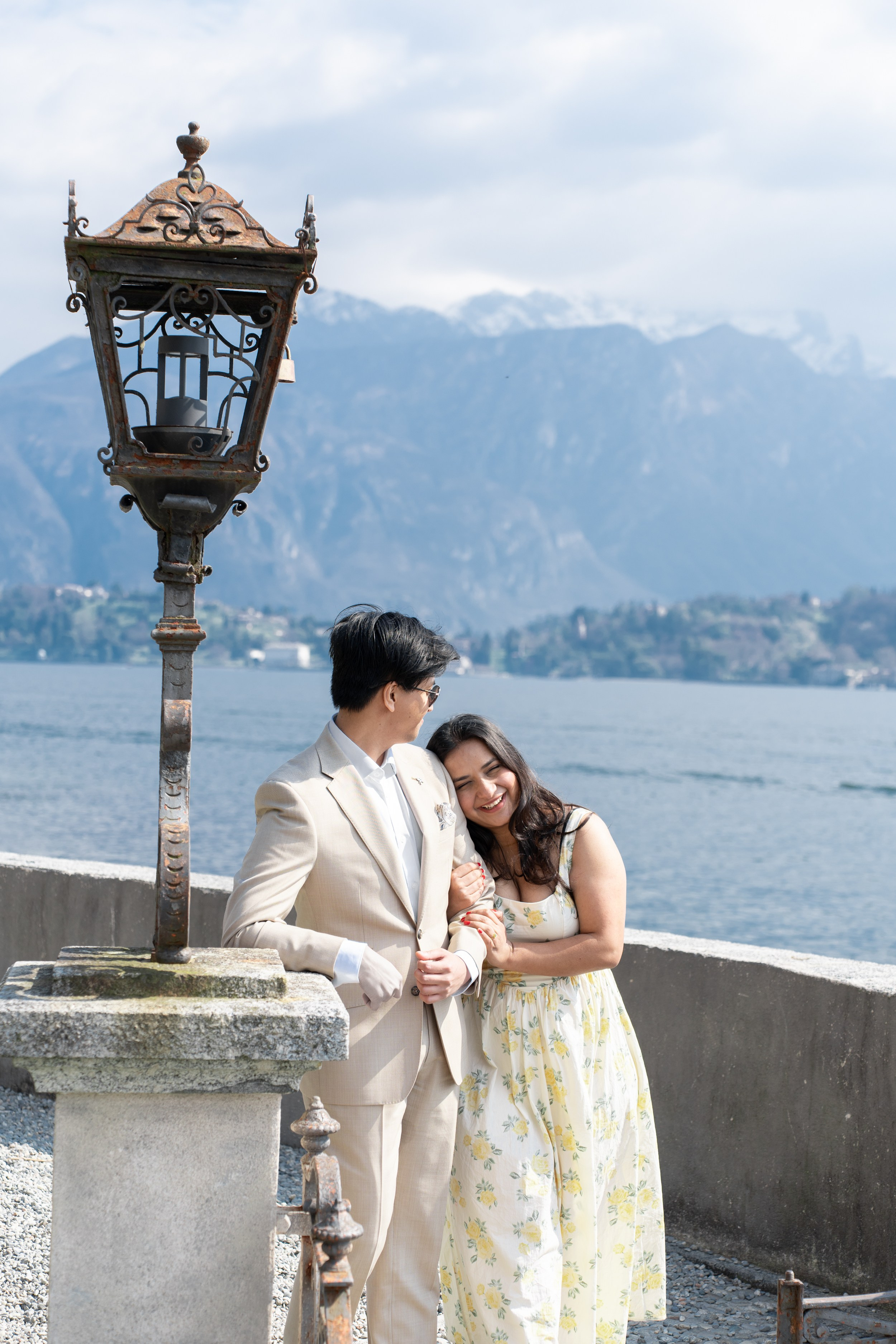 Addy & Fiance. Maria Anistratova | Destination Photographer, Videographer & Drone Pilot — Lake Como