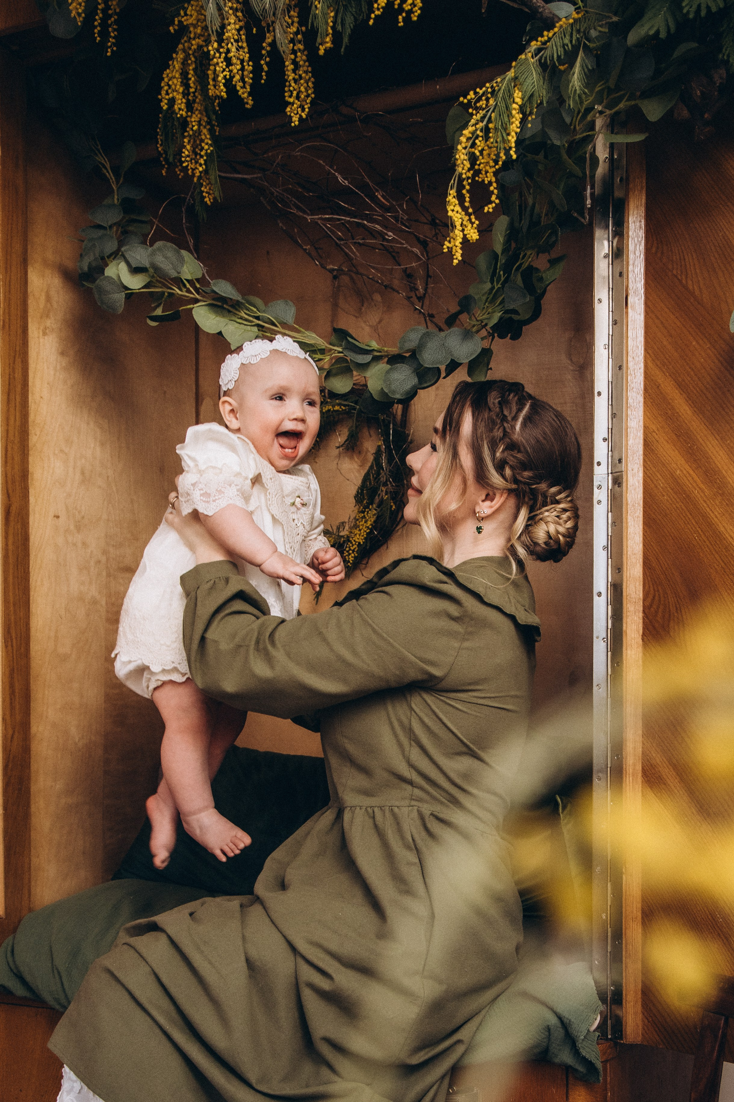 Юлия с семьёй