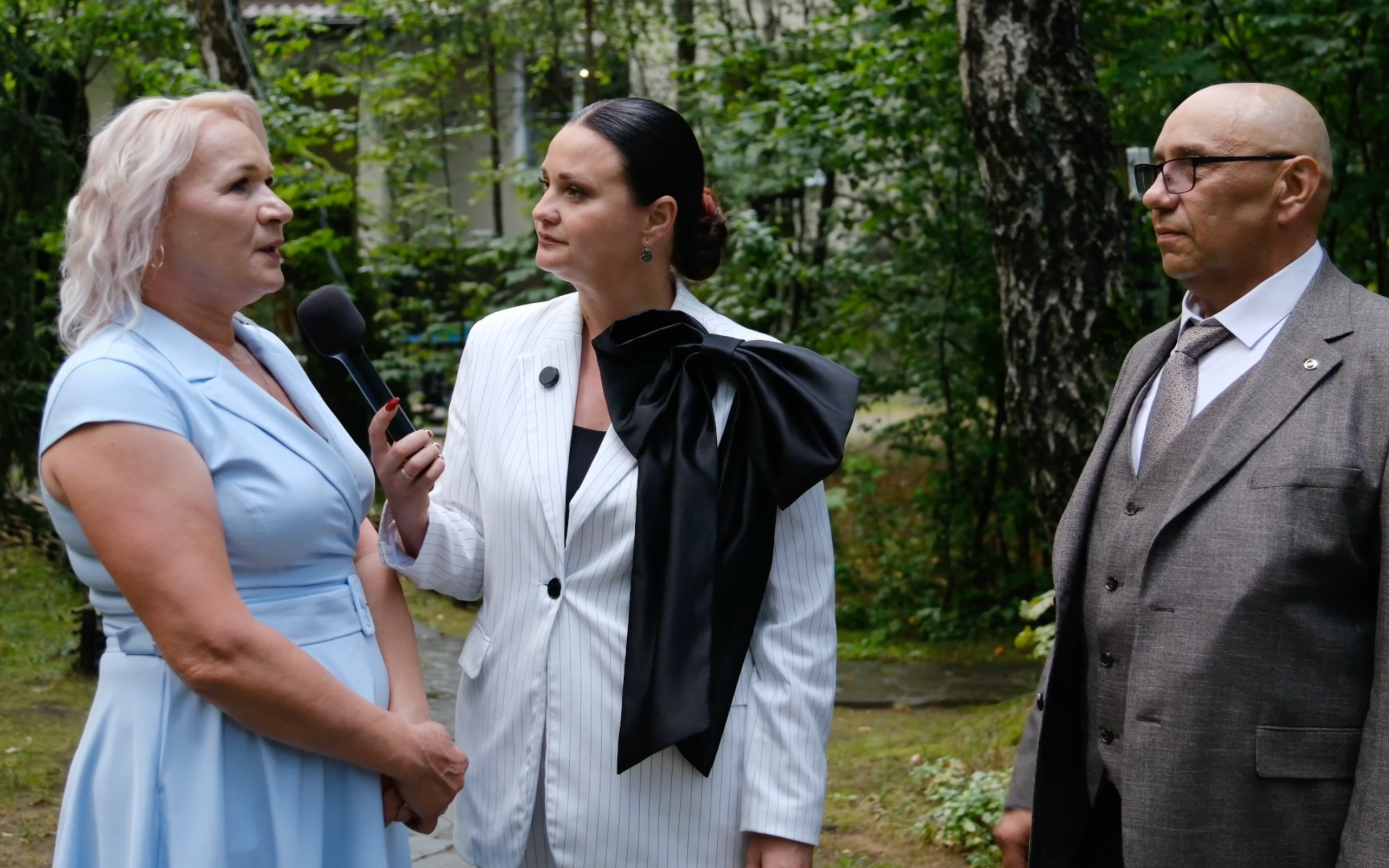 Свадебное SDE интервью на Лесной поляне. Репортажный видеограф Илья Сухоносиик