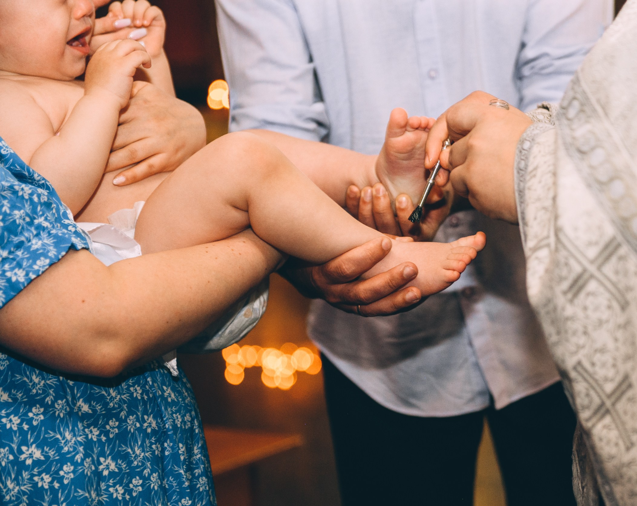 Крещение в храме Нерукотворного Образа Христа Спасителя. Свадебный и семейный фотограф София Невская