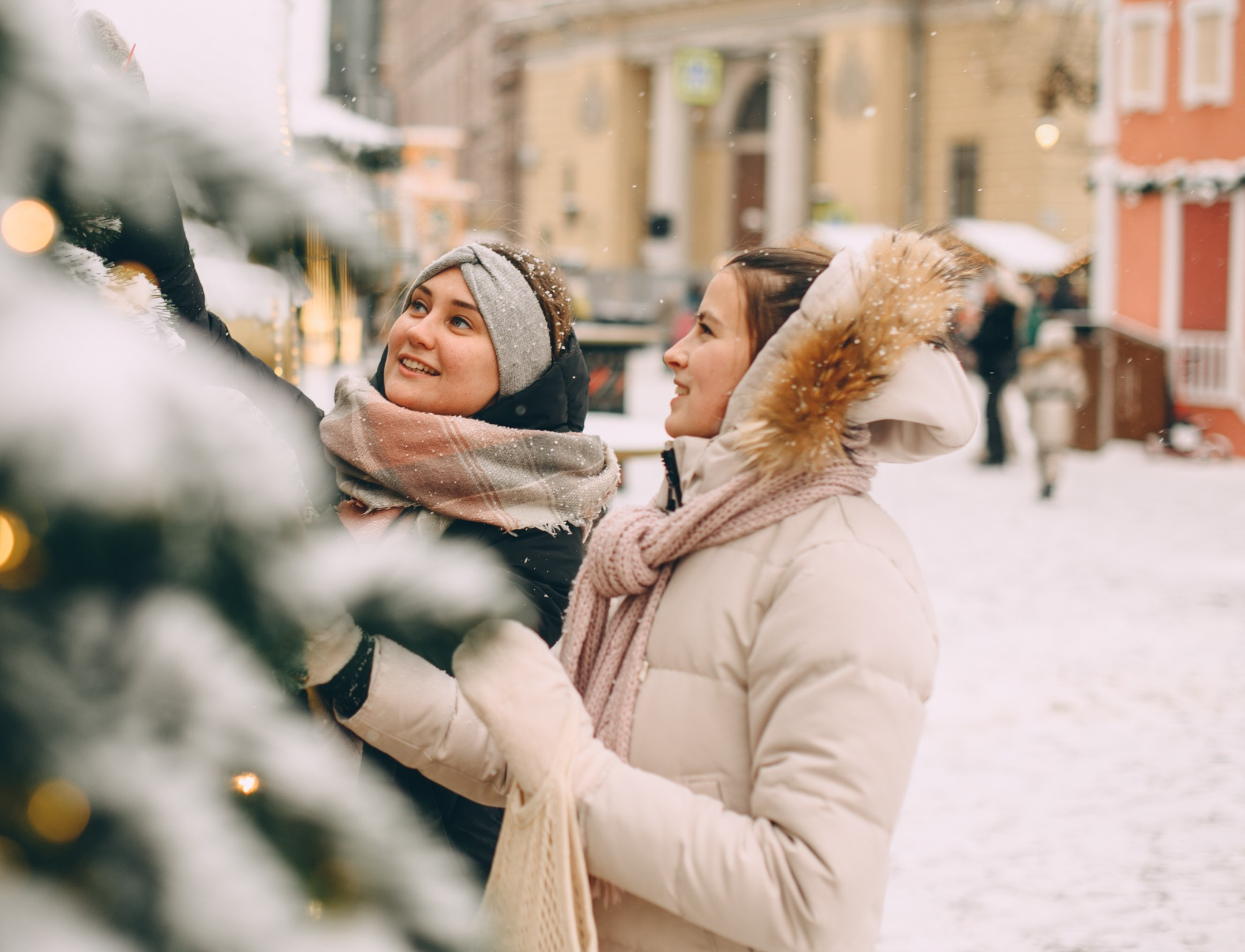 Рождественская ярмарка с подружкой. Свадебный и семейный фотограф София Невская