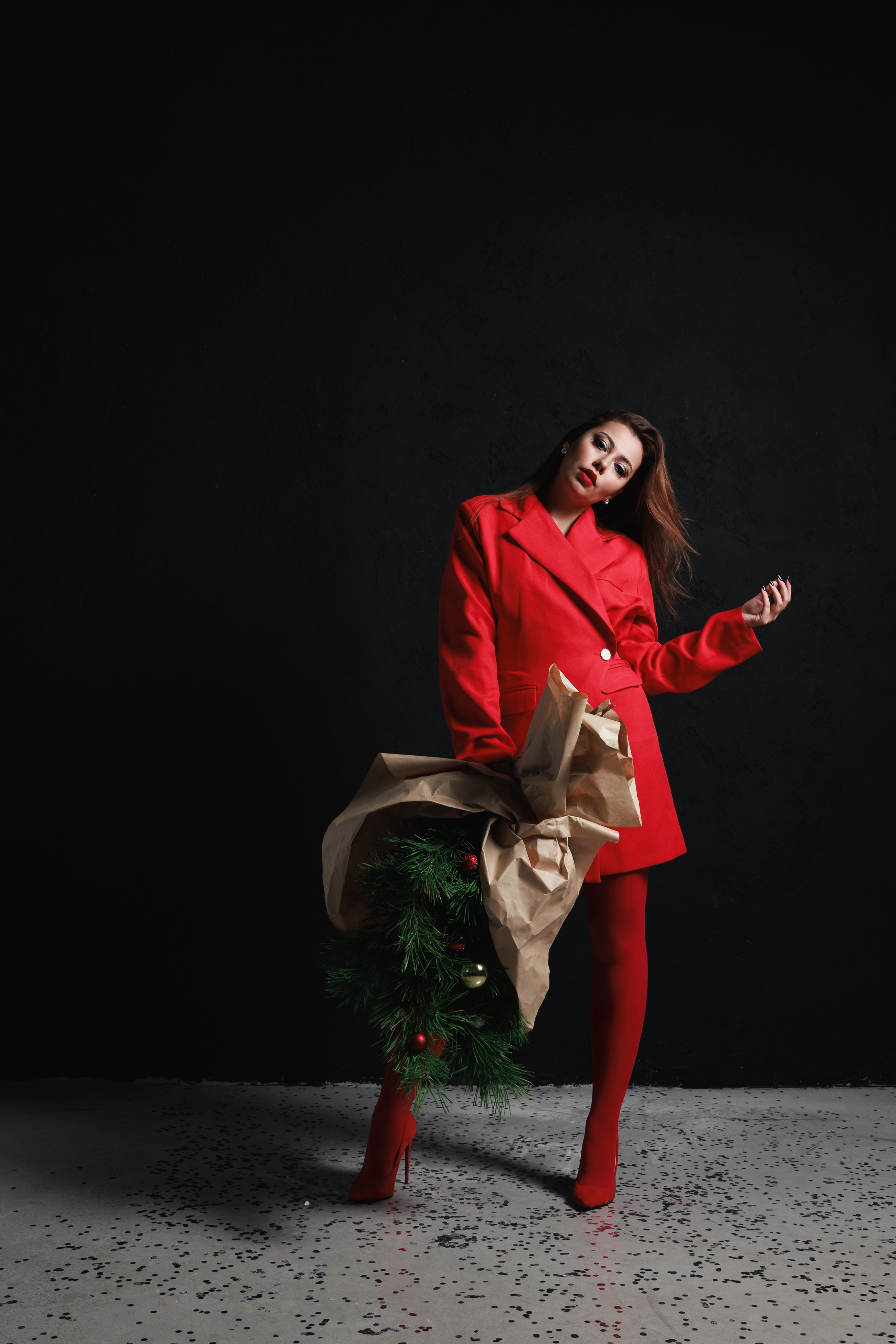 Алина_новогодний минимализм. Фотограф Воронеж, Новая Усмань Мария Бублик