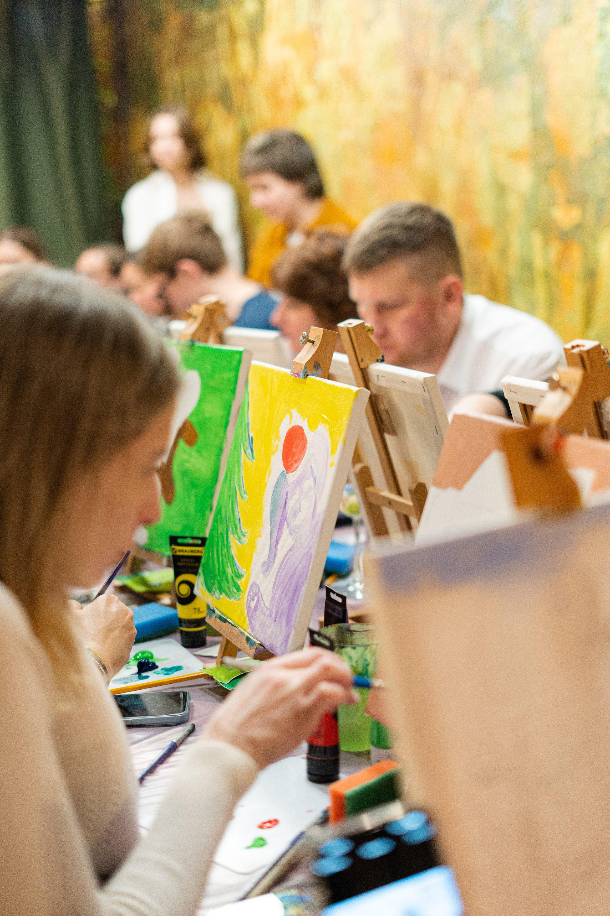 Корпоратив Teach Me Art 2. Портретный фотограф в Москве и Санкт-Петербурге Арина Чех