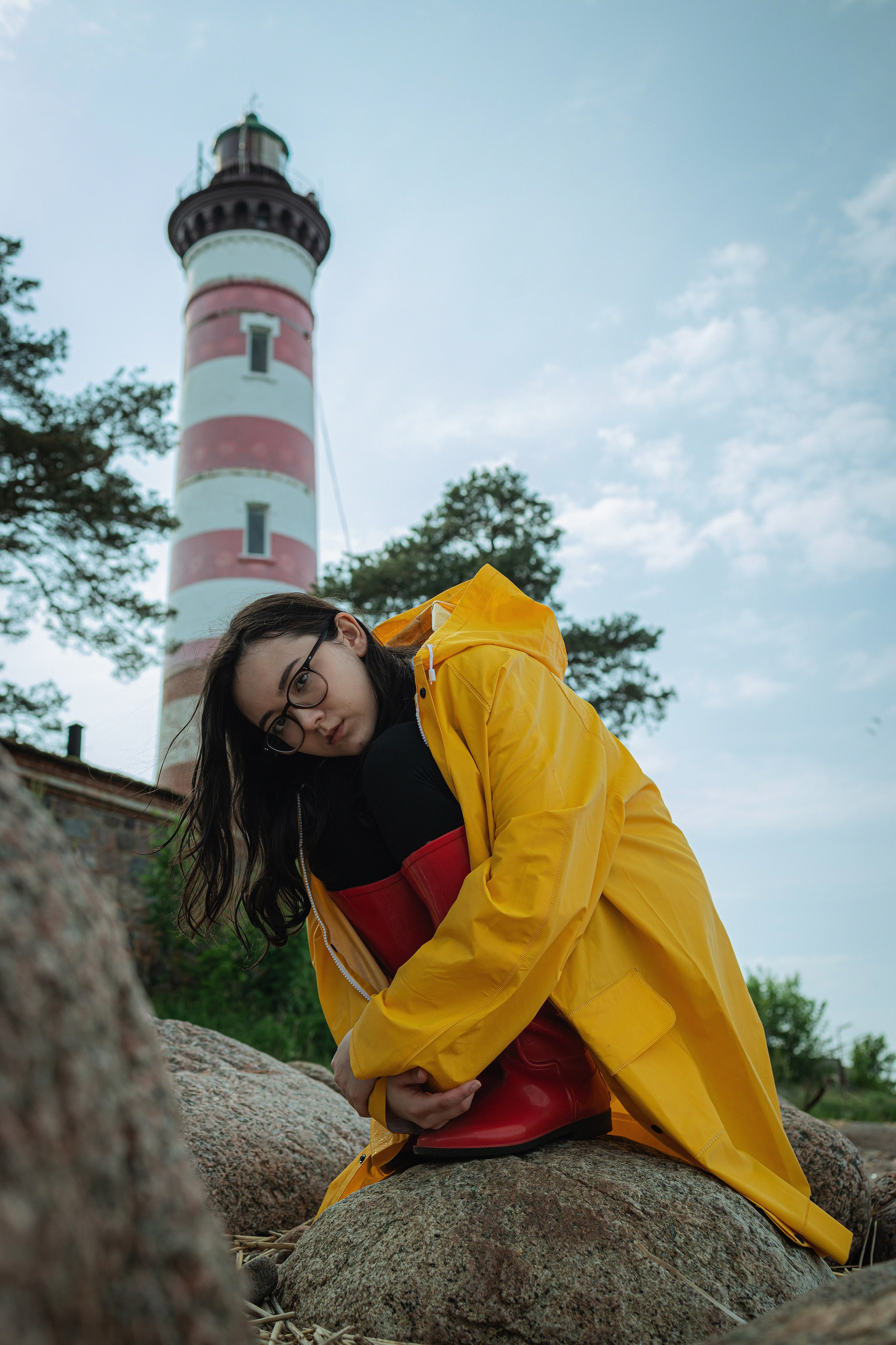 Регина у маяка. Фотограф Санкт-Петербург