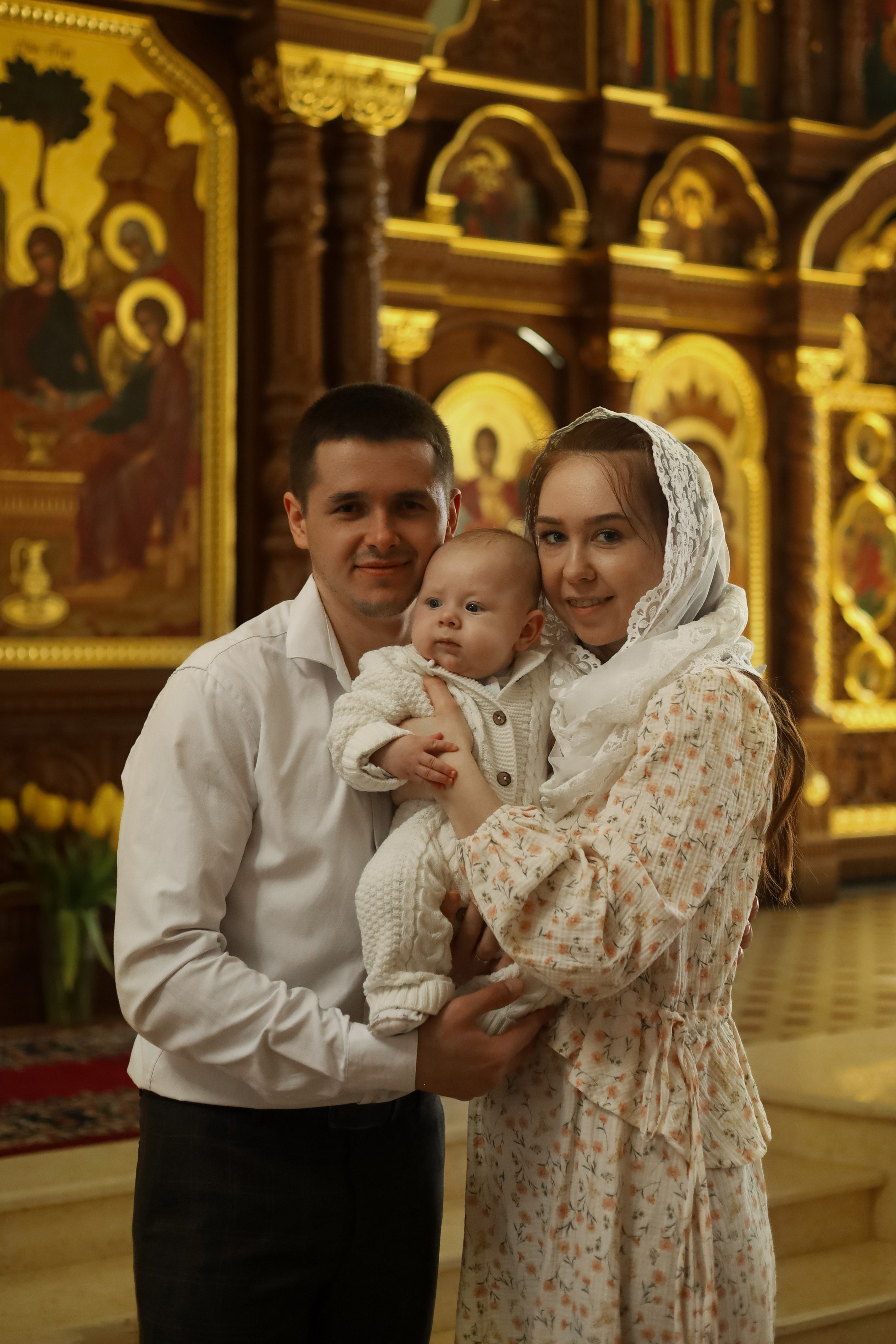 Таинство крещения. Фотограф новорожденных Саратов