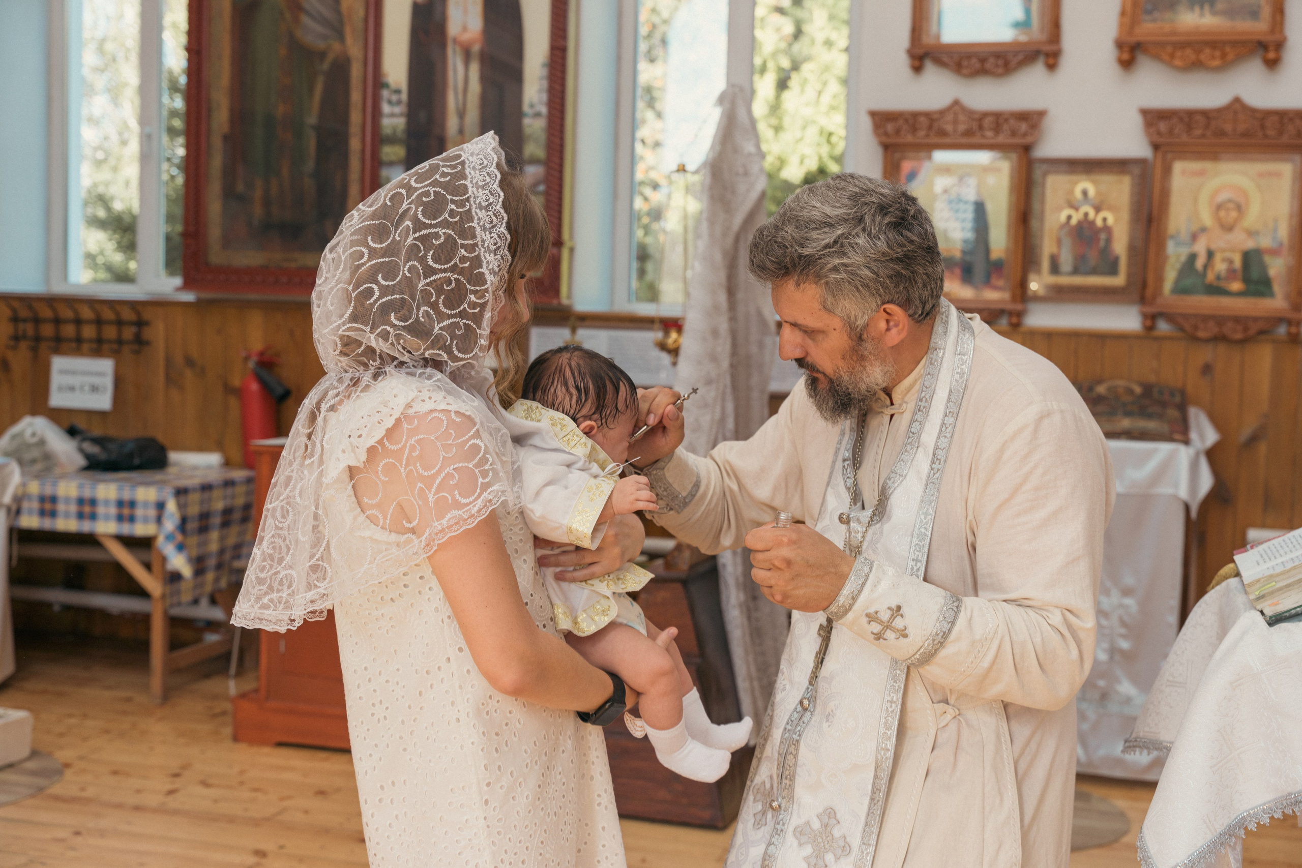 Крещение малыша Владимира: начало духовного пути. Фотограф |Ленинск, Волжский, Волгоград| Наталья Савилова