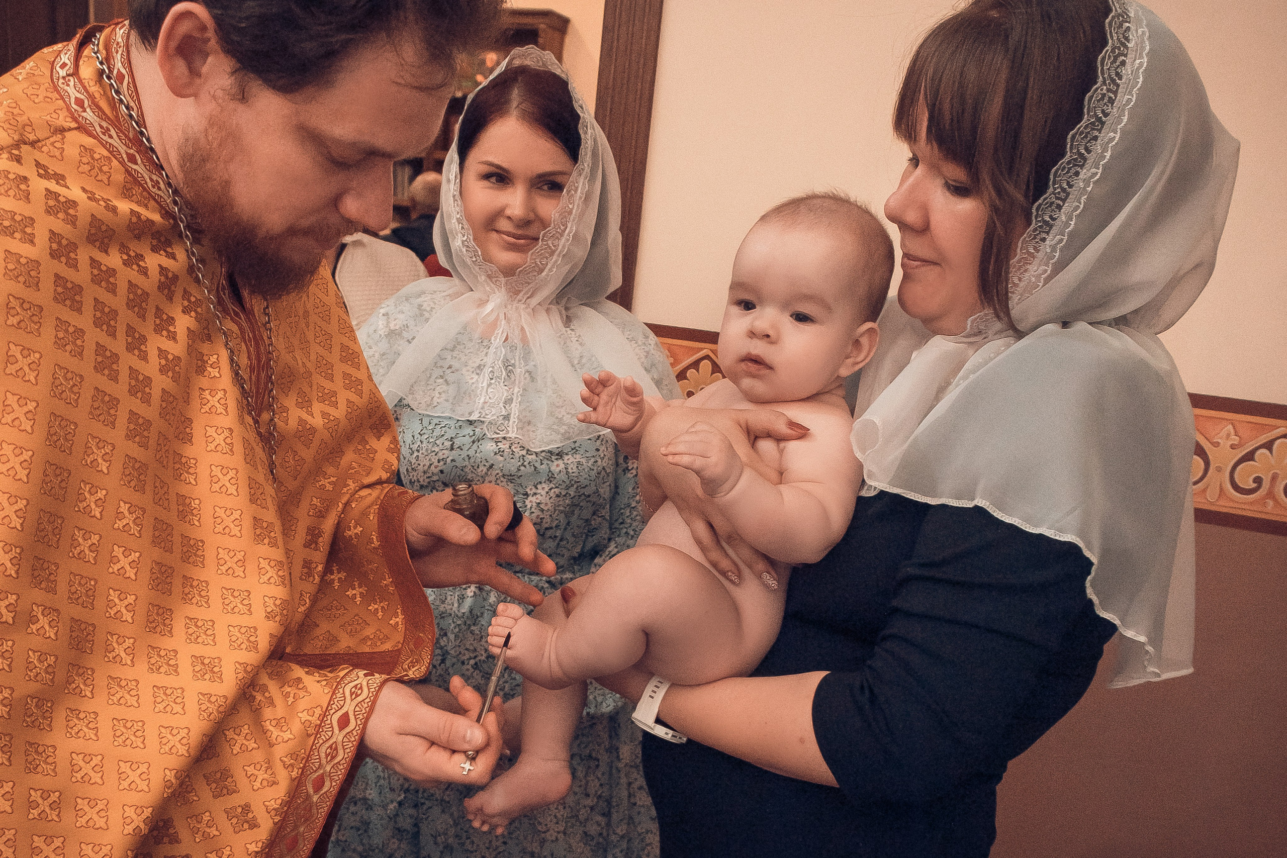 Таинство Крещения Егора. Храм иконы Божией Матери Скоропослушницы. Семейный фотограф в Рязани и Рязанской области