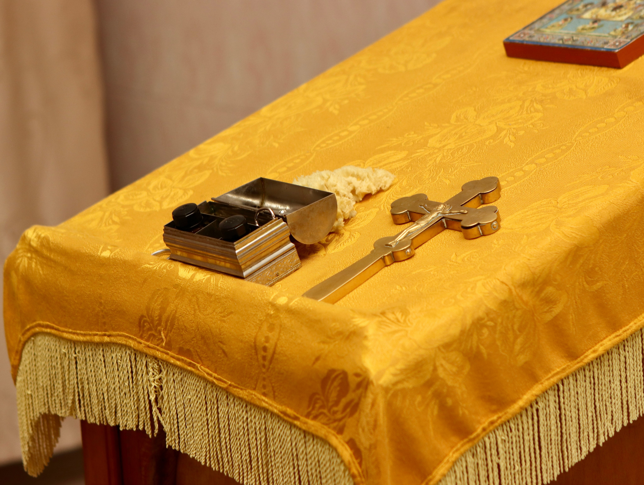 Анастасия и Вадим — крещение Виктории. Фотограф в Курске Смирнов Евгений