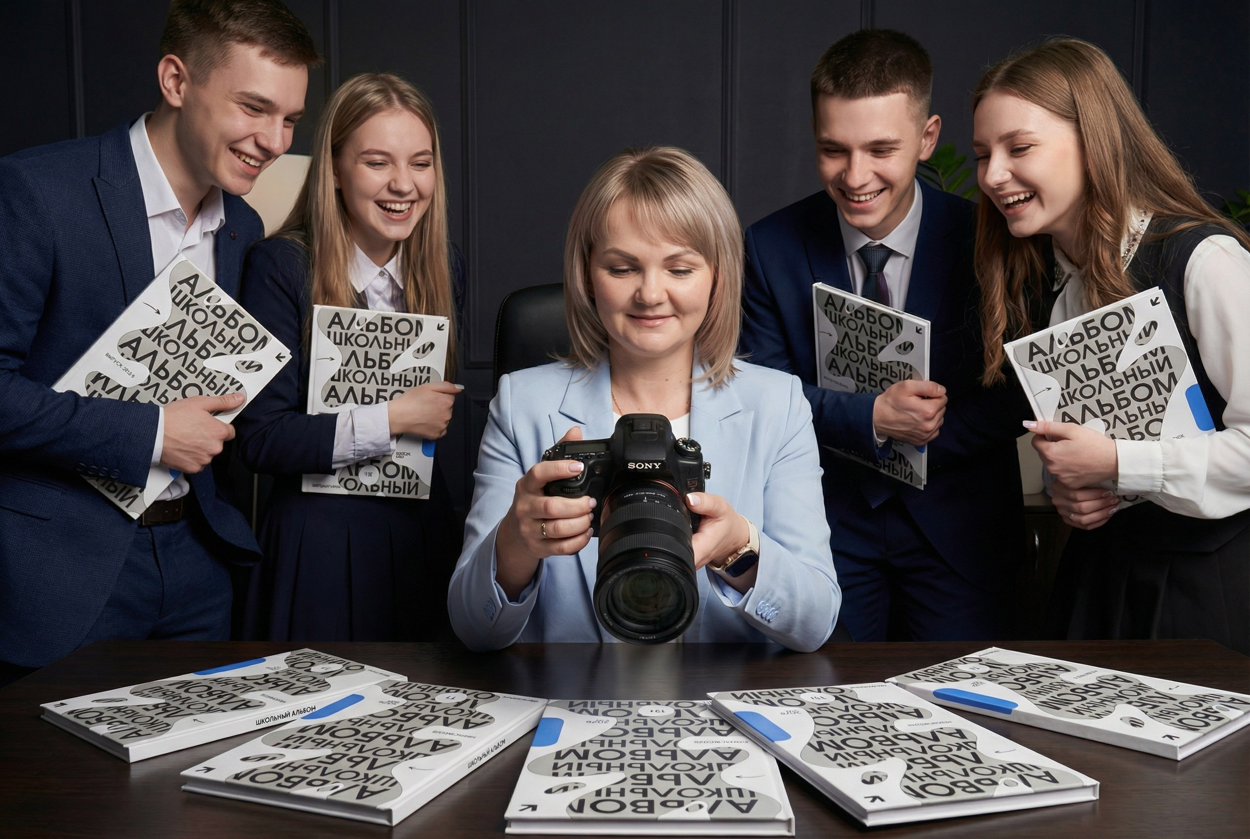 Бизнес портреты. Шаблоны и дизайны выпускных альбомов и фотокниг