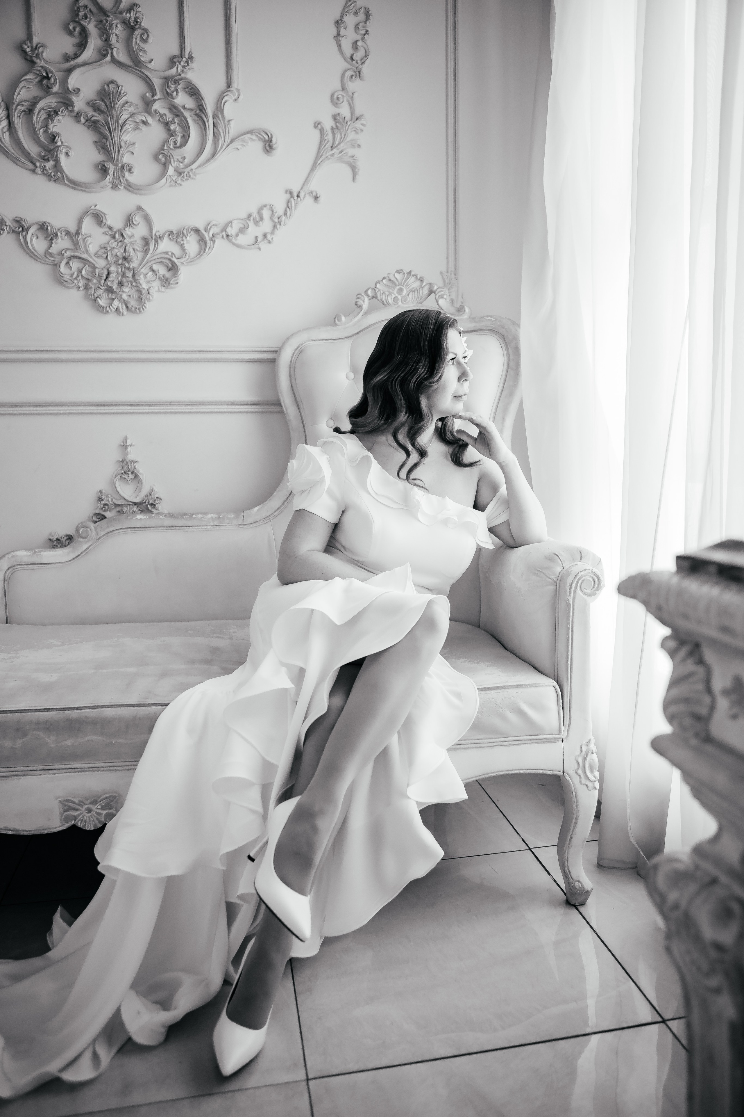 Свадебная фотосессия в дворце бракосочетания № 1. Свадебный фотограф в Москве