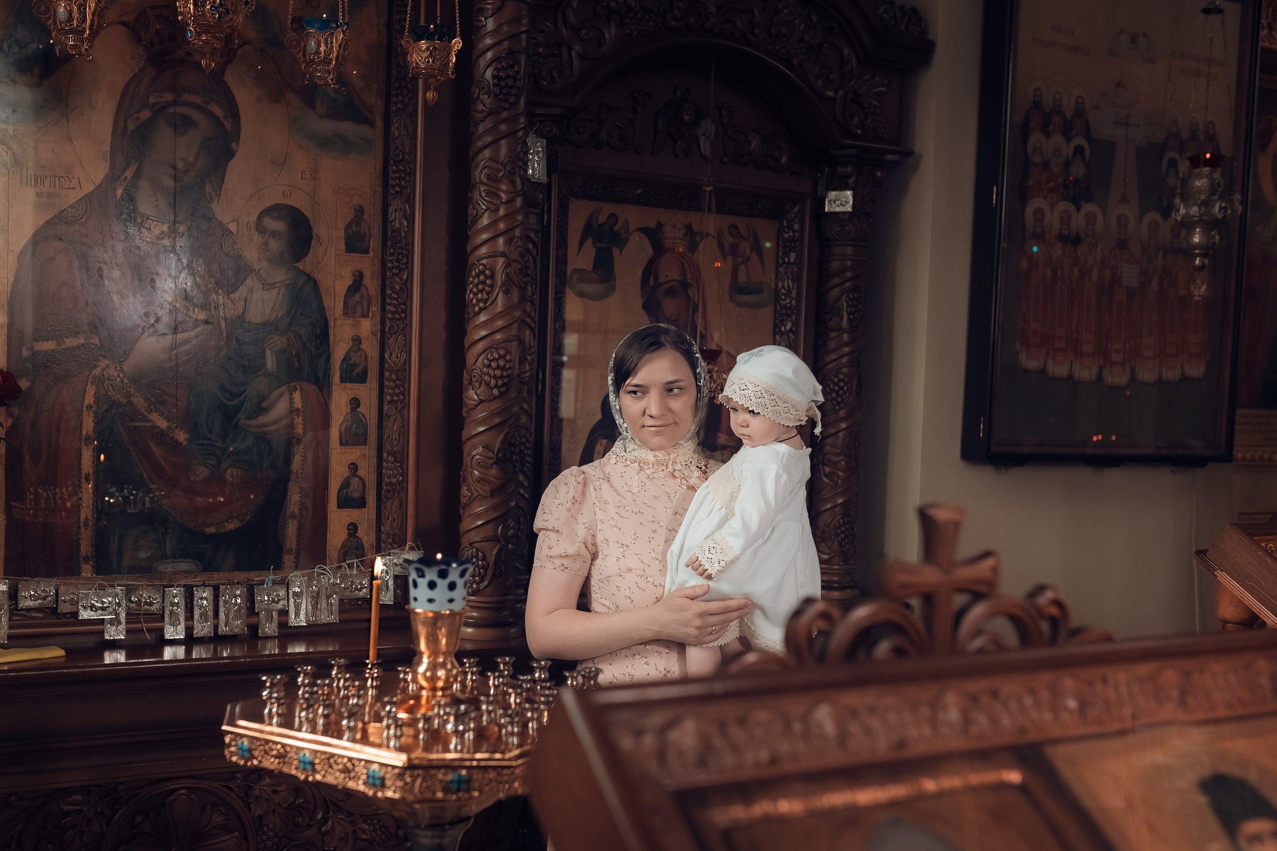 Таинство Крещения Ксении. Съемка Таинств Крещения Венчания, детские и семейные съемки в Пензе