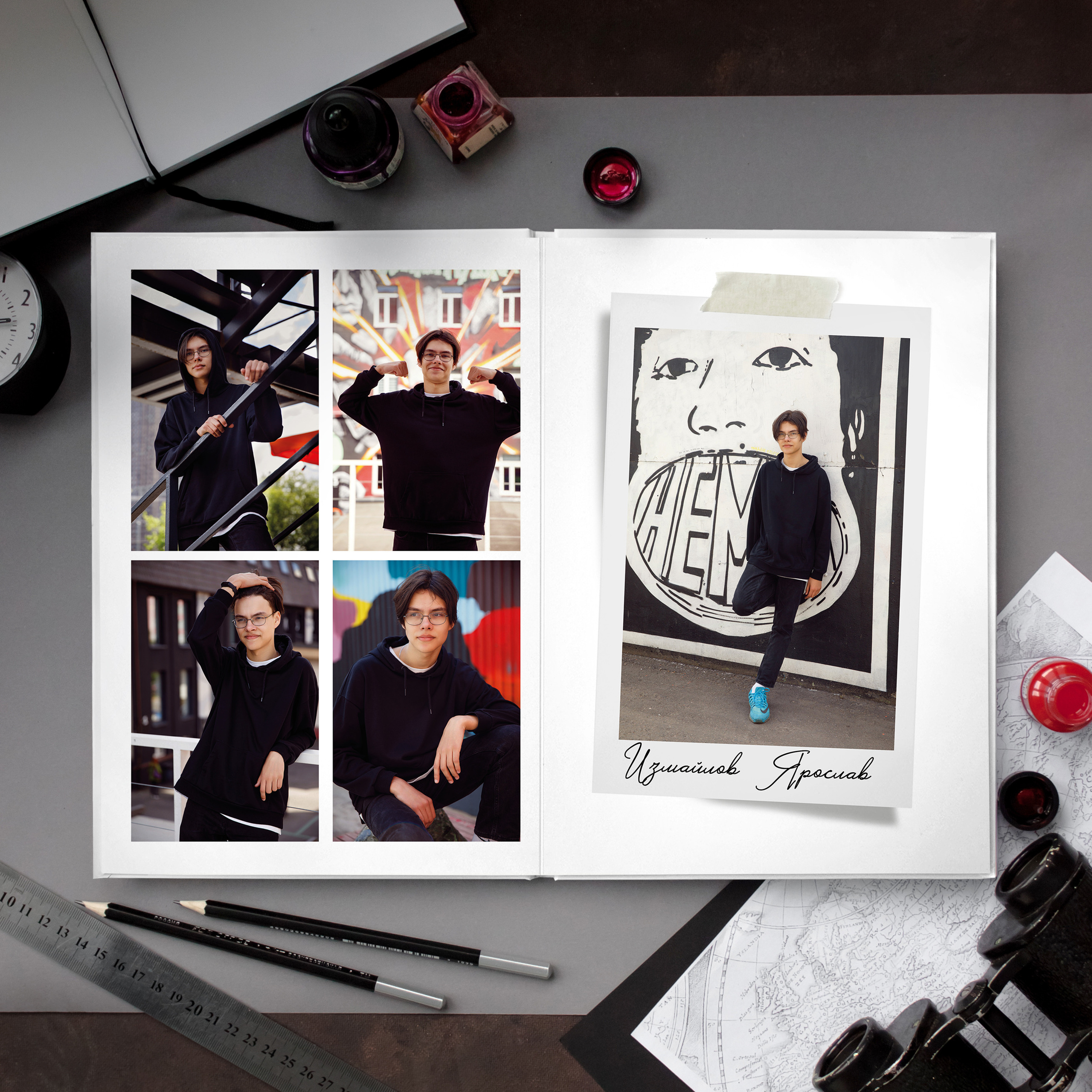 9 Б ШКОЛА 2099. Выпускные альбомы в Москве FOTOVMESTE