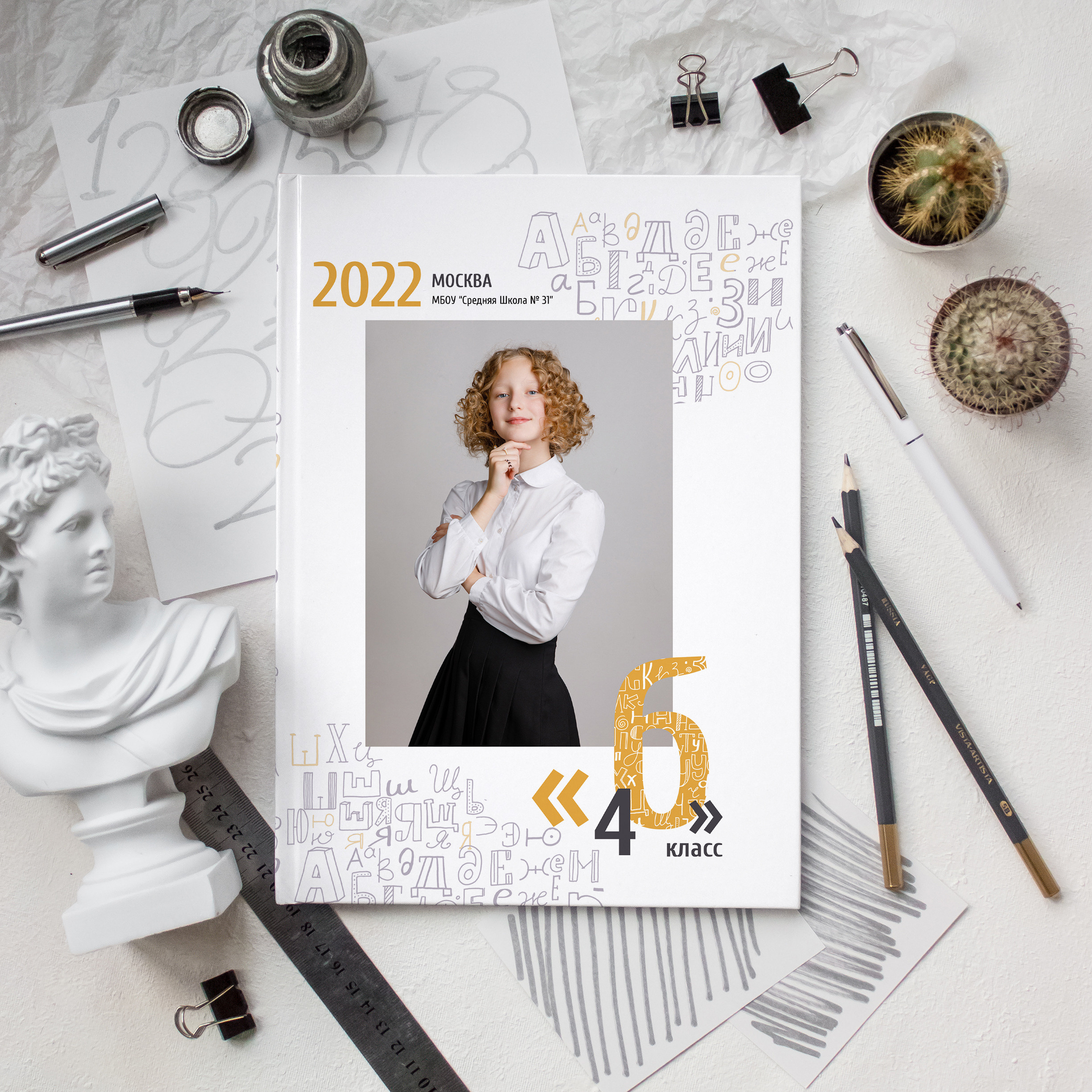 ДИЗАЙН БУКВЫ. Выпускные альбомы в Москве FOTOVMESTE