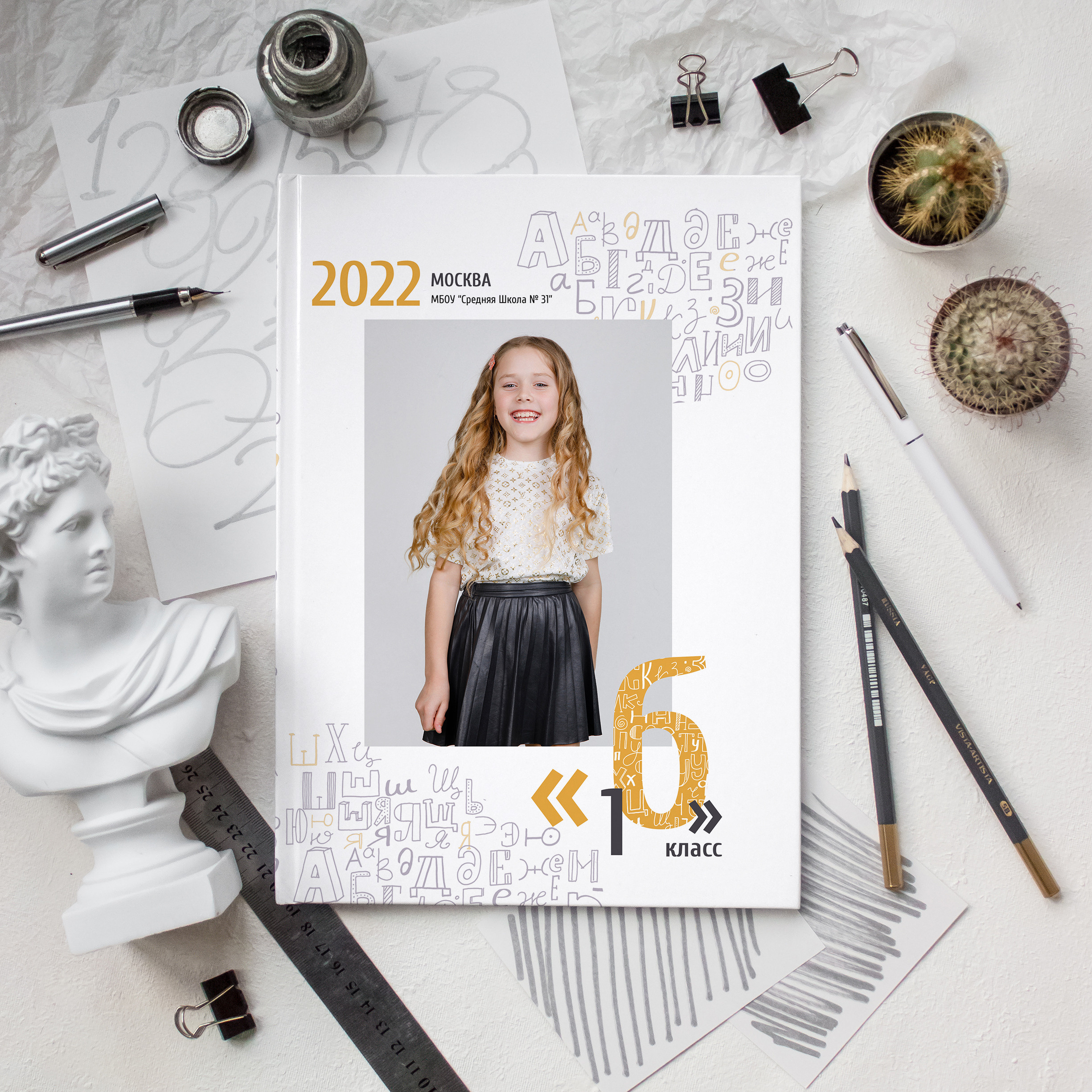 ДИЗАЙН БУКВЫ. Выпускные альбомы в Москве FOTOVMESTE