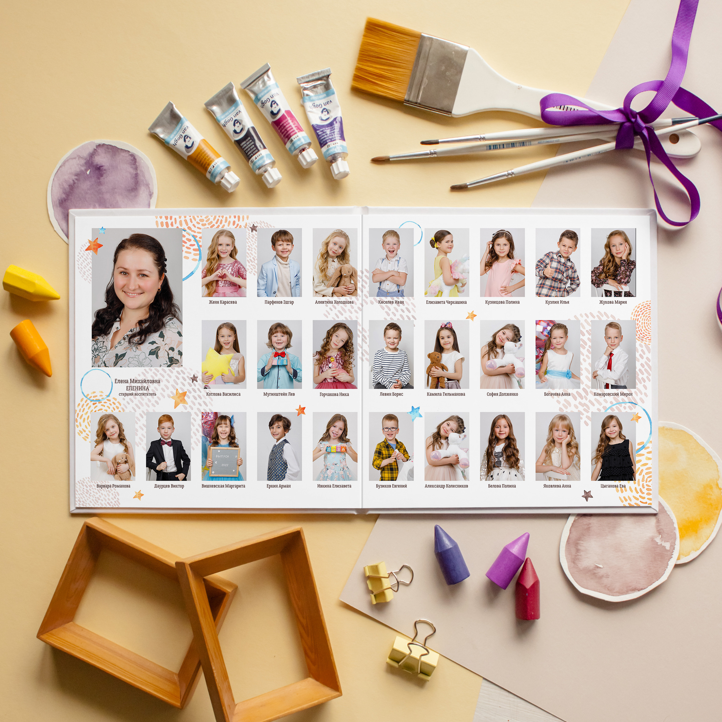 ДЛЯ ДЕТСКОГО САДА. Выпускные альбомы в Москве FOTOVMESTE