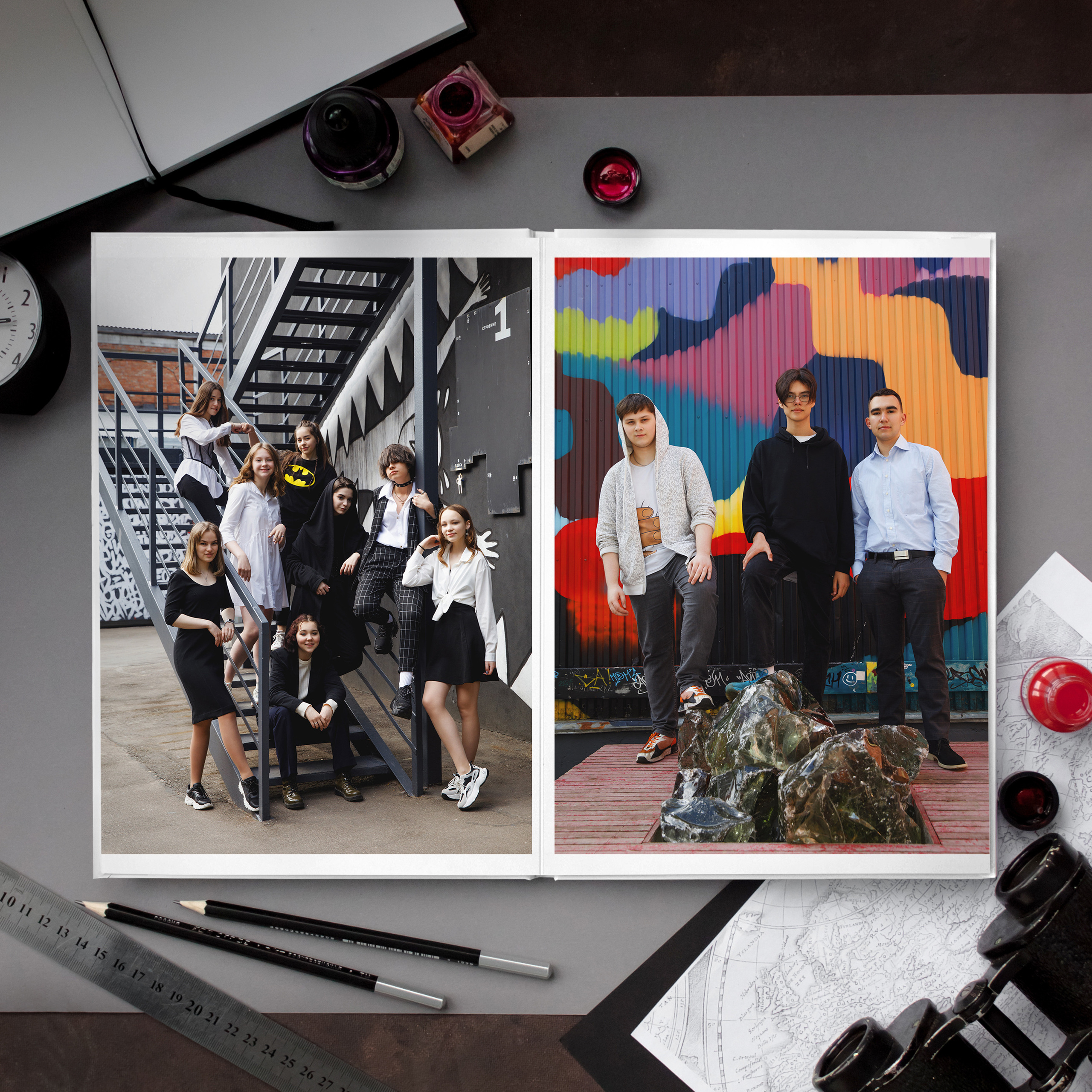 9 Б ШКОЛА 2099. Выпускные альбомы в Москве FOTOVMESTE