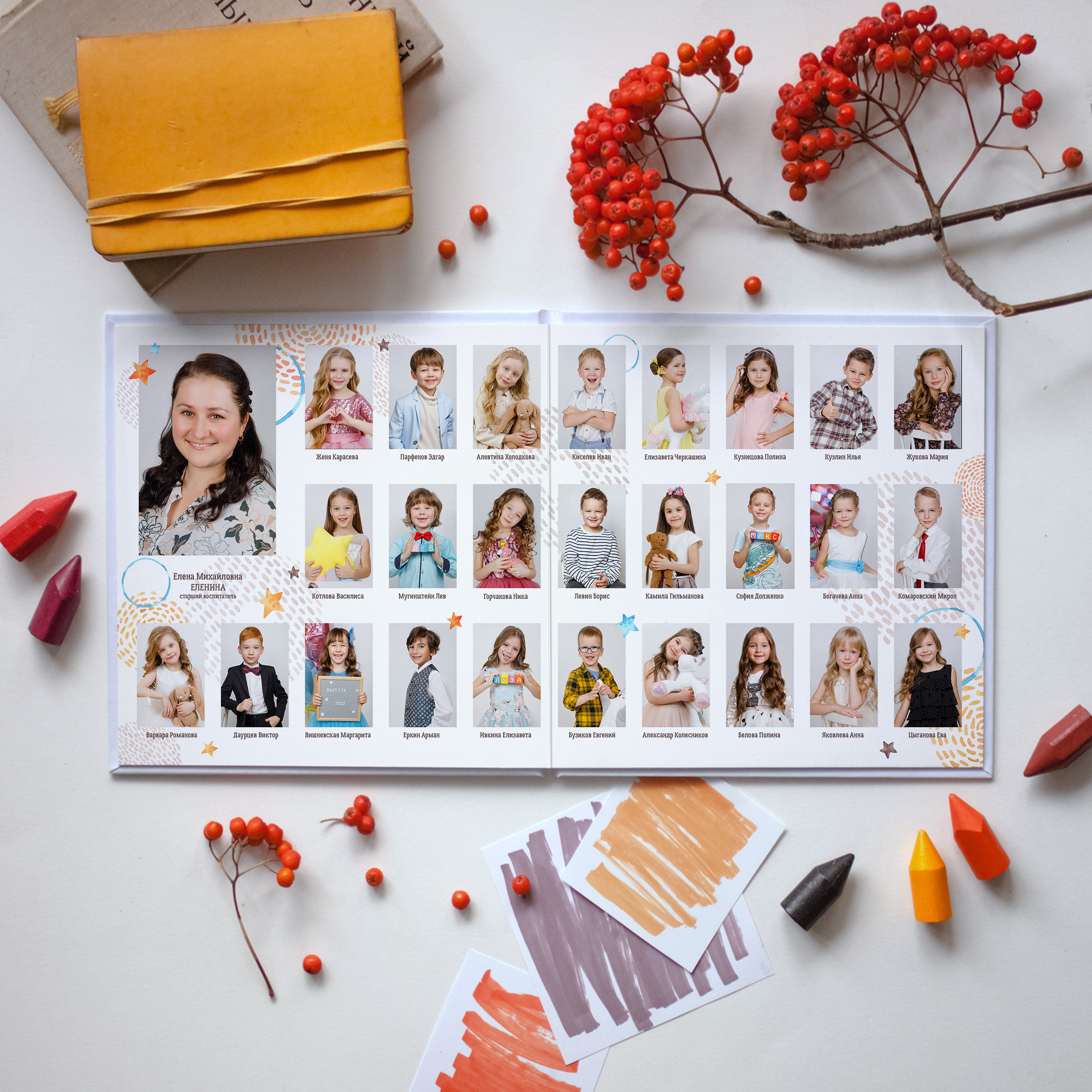 ДЛЯ ДЕТСКОГО САДА. Выпускные альбомы в Москве FOTOVMESTE