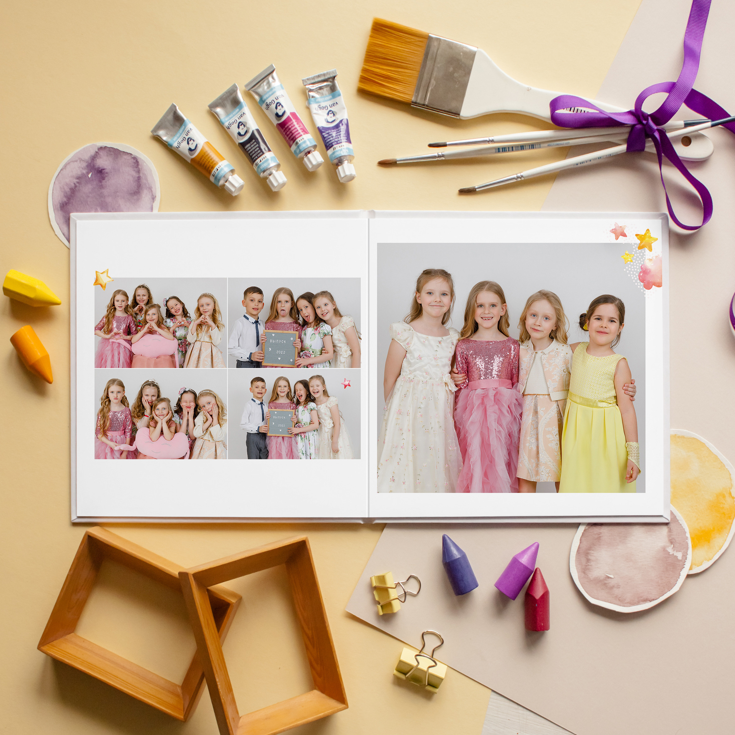 ДИЗАЙН ЕДИНОРОГИ. Выпускные альбомы в Москве FOTOVMESTE