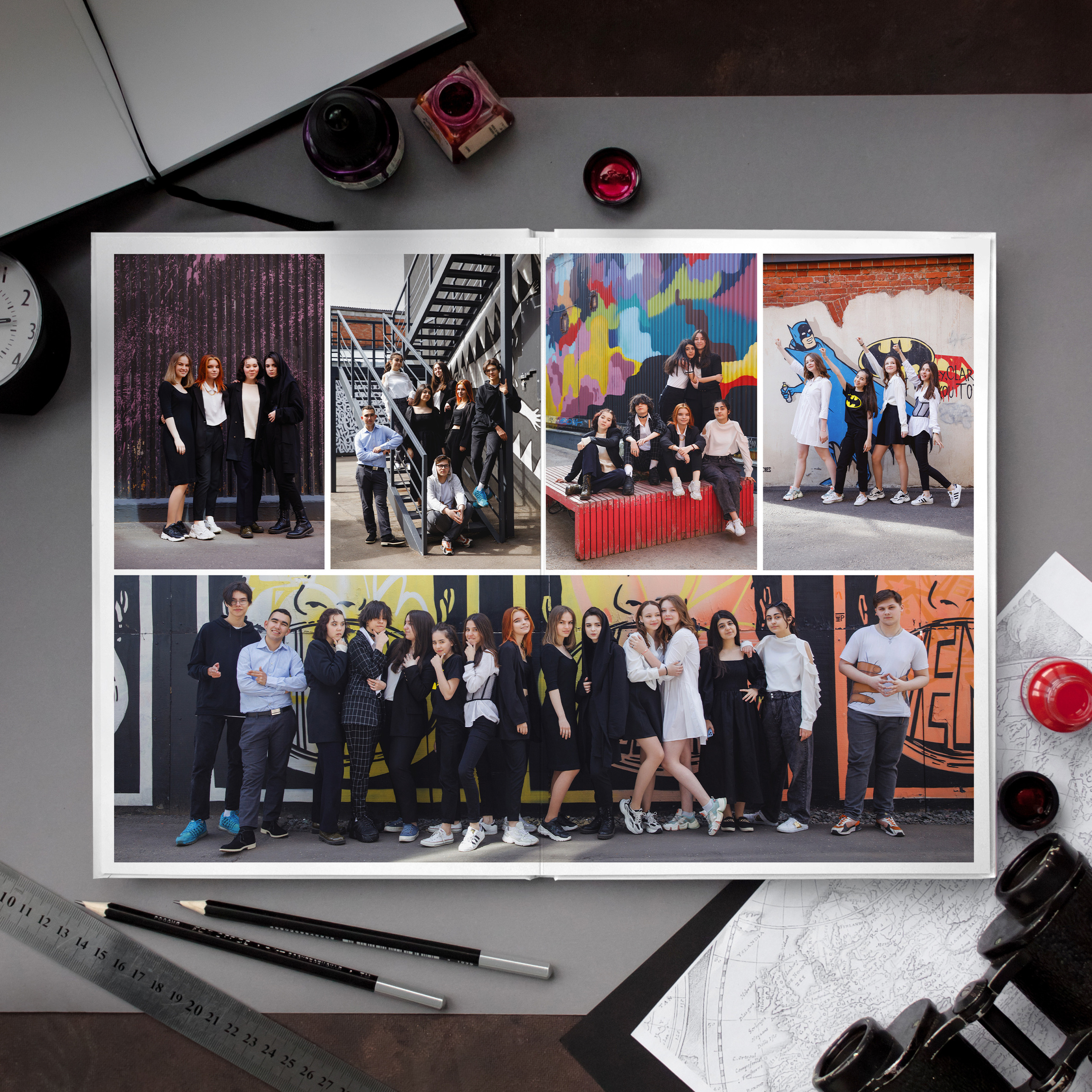 9 Б ШКОЛА 2099. Выпускные альбомы в Москве FOTOVMESTE