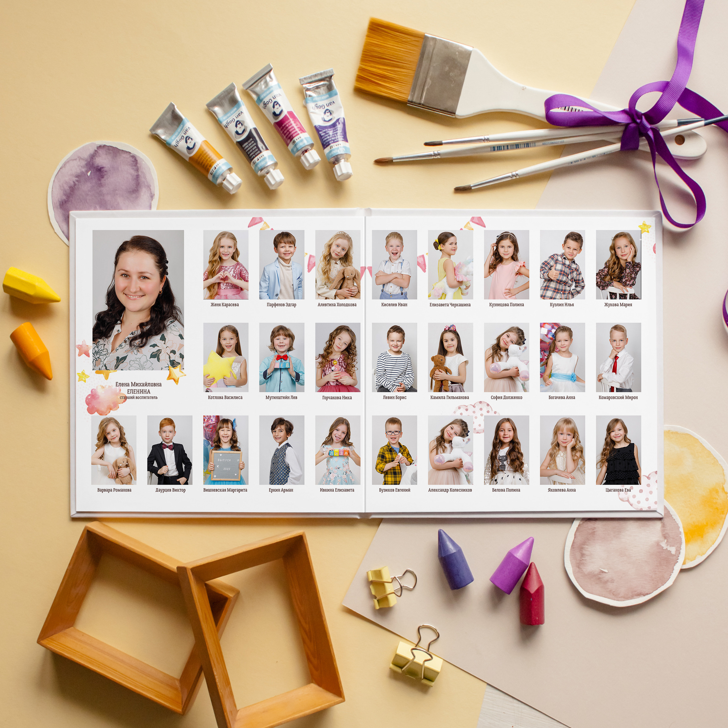 ДЛЯ ДЕТСКОГО САДА. Выпускные альбомы в Москве FOTOVMESTE