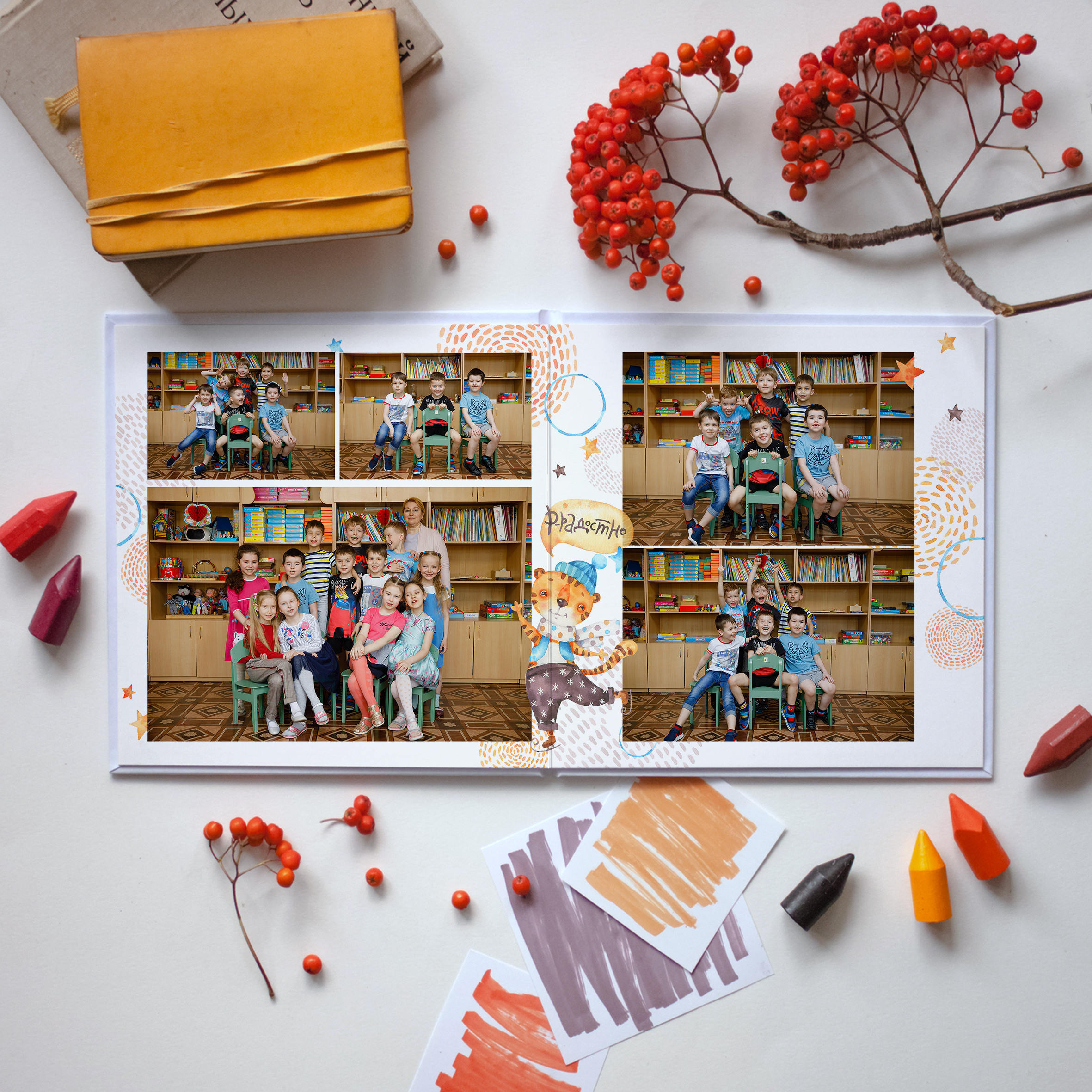 ДЛЯ ДЕТСКОГО САДА. Выпускные альбомы в Москве FOTOVMESTE