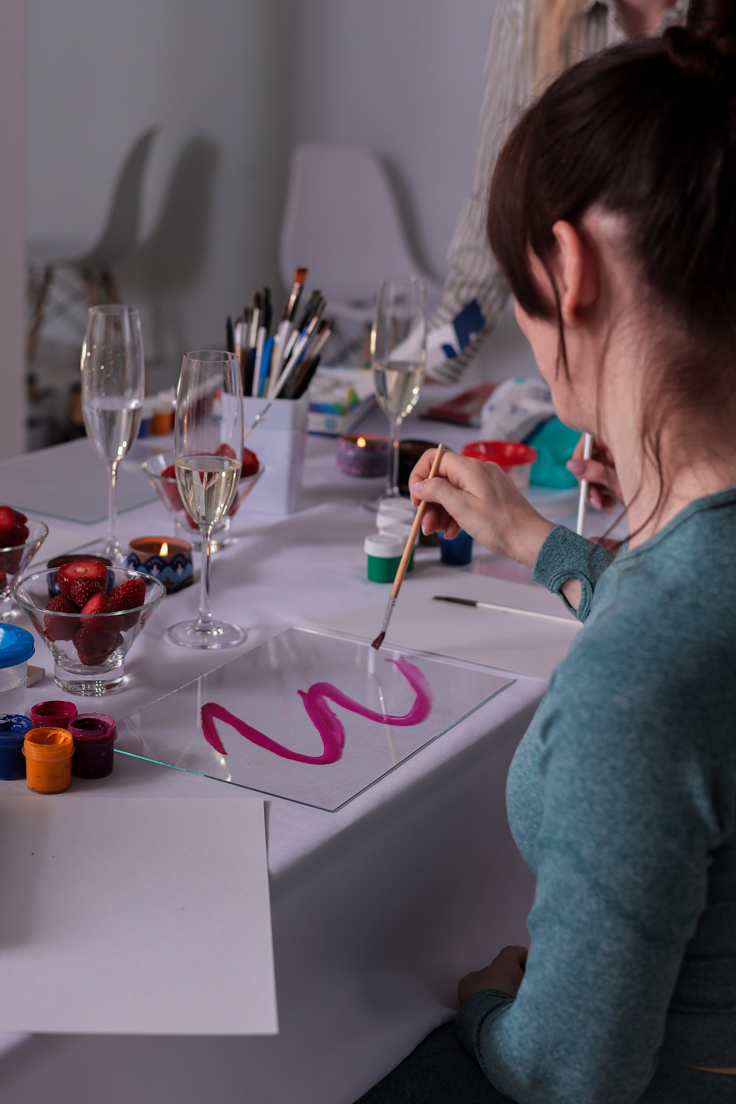 Арт-терапия + аэройога. Фотограф Надршина Лилия