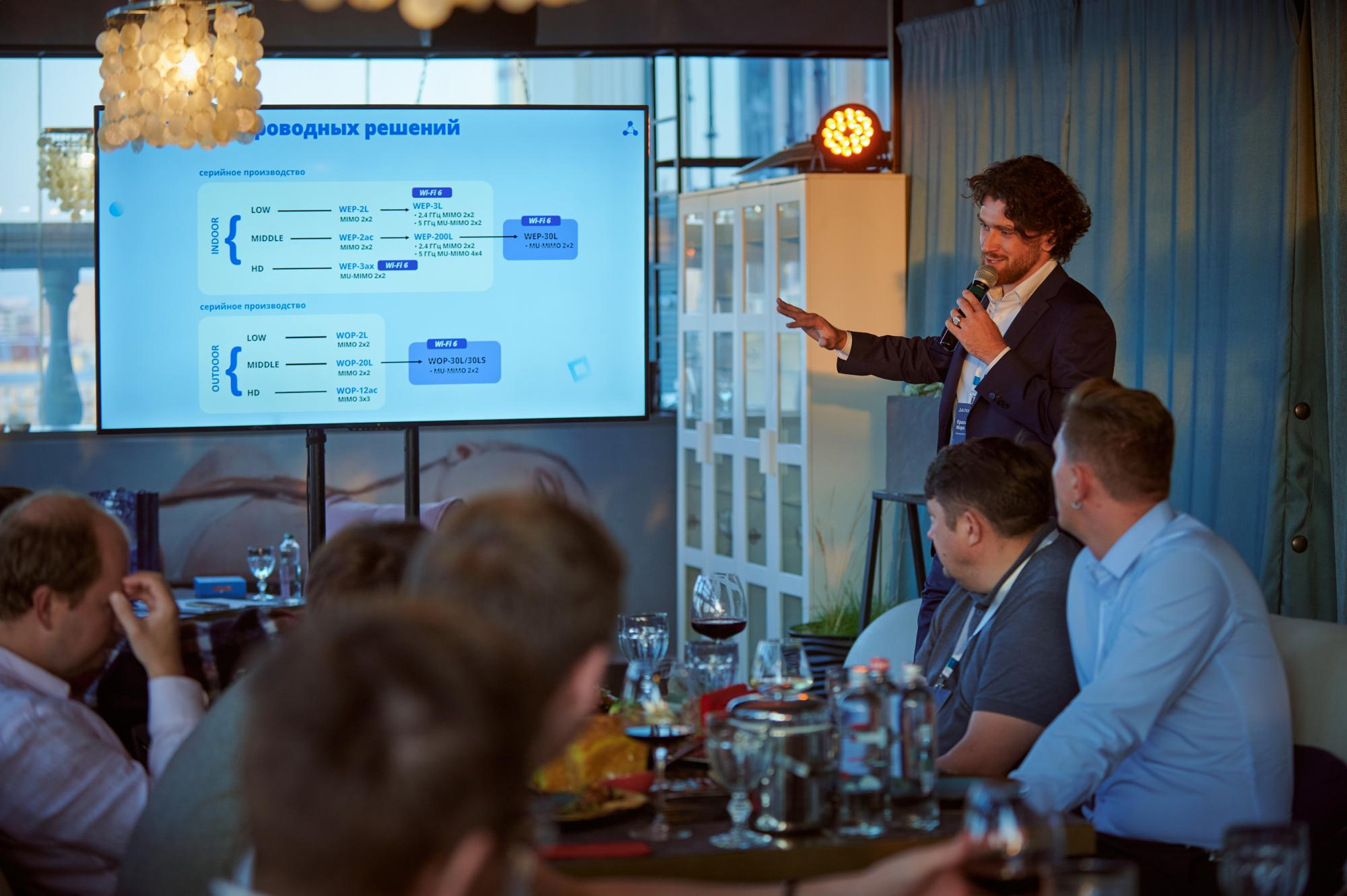 Бизнес ужин Eltex. Мезенцев Евгений фотограф