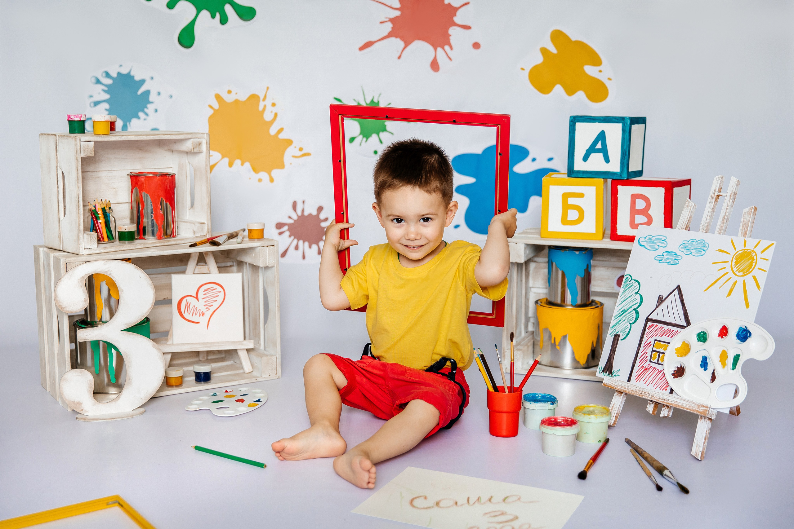 Краски. Детский фотограф, выпускные альбомы в Нижнем Новгороде Бодягина Мария
