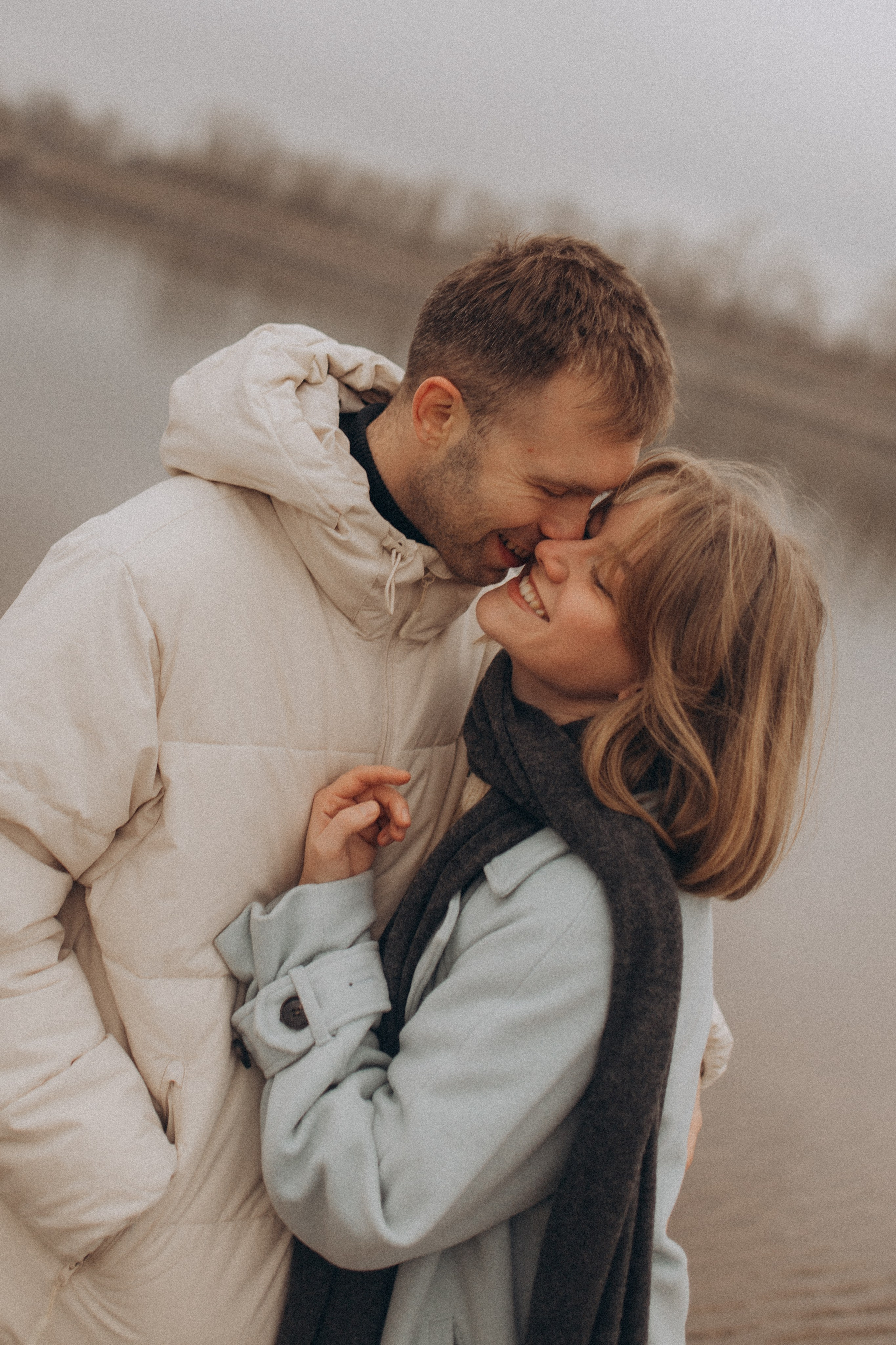 Осенний пляж. Свадебный фотограф Казань