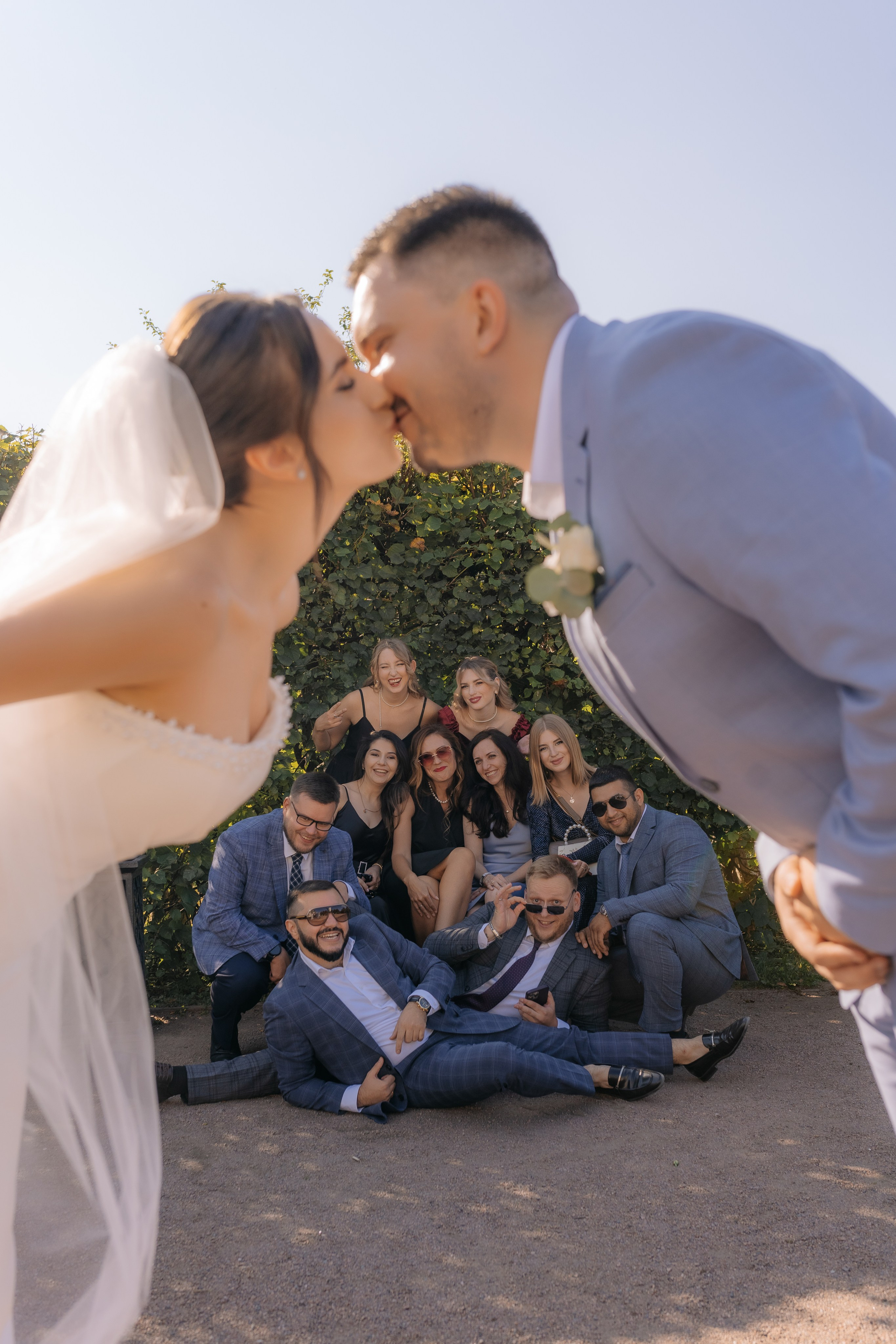 Свадебная фотосессия в Москве, парк Кусково. Свадебный фотограф в Москве Анна Полушина