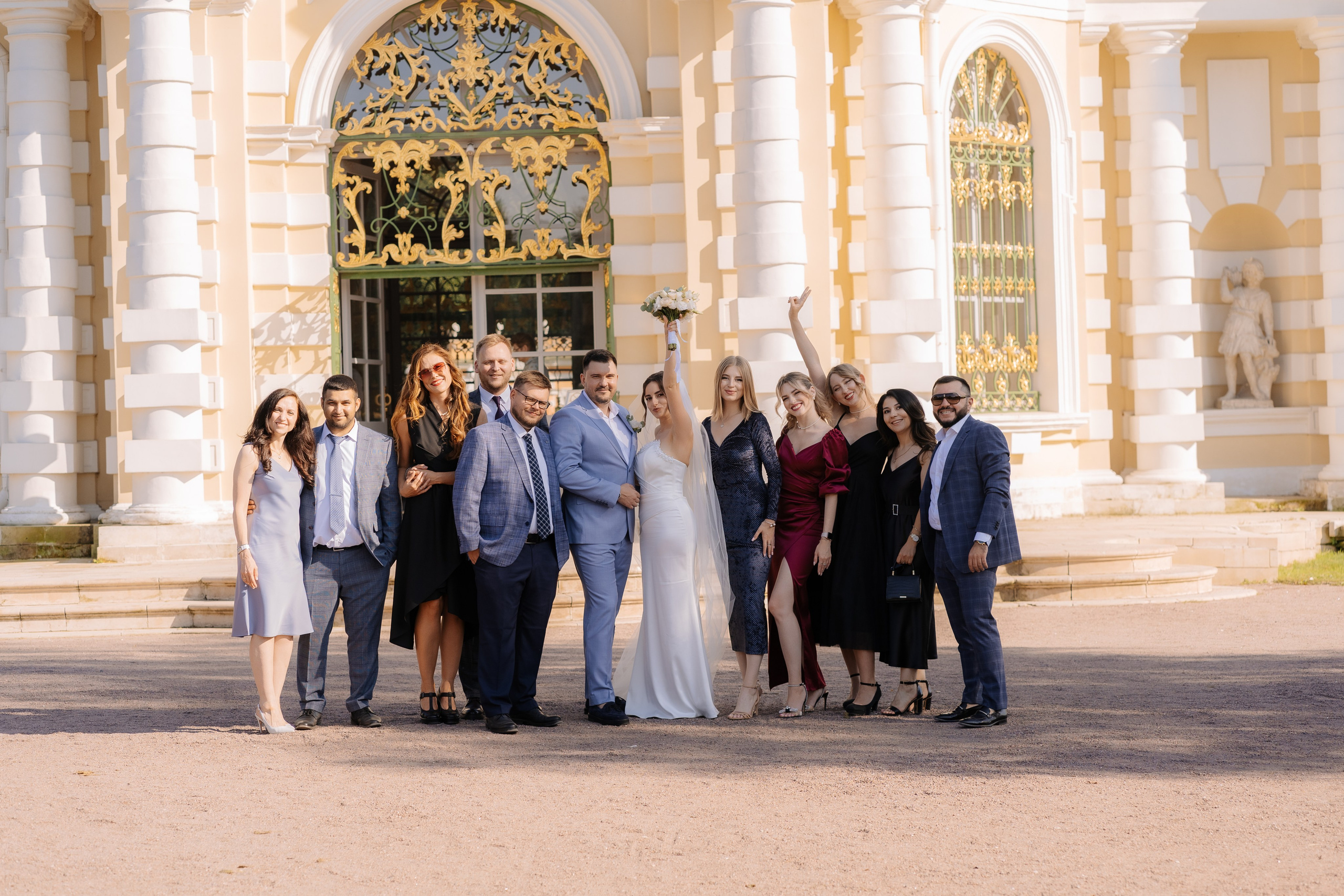 Свадебная фотосессия в Москве, парк Кусково. Свадебный фотограф в Москве Анна Полушина