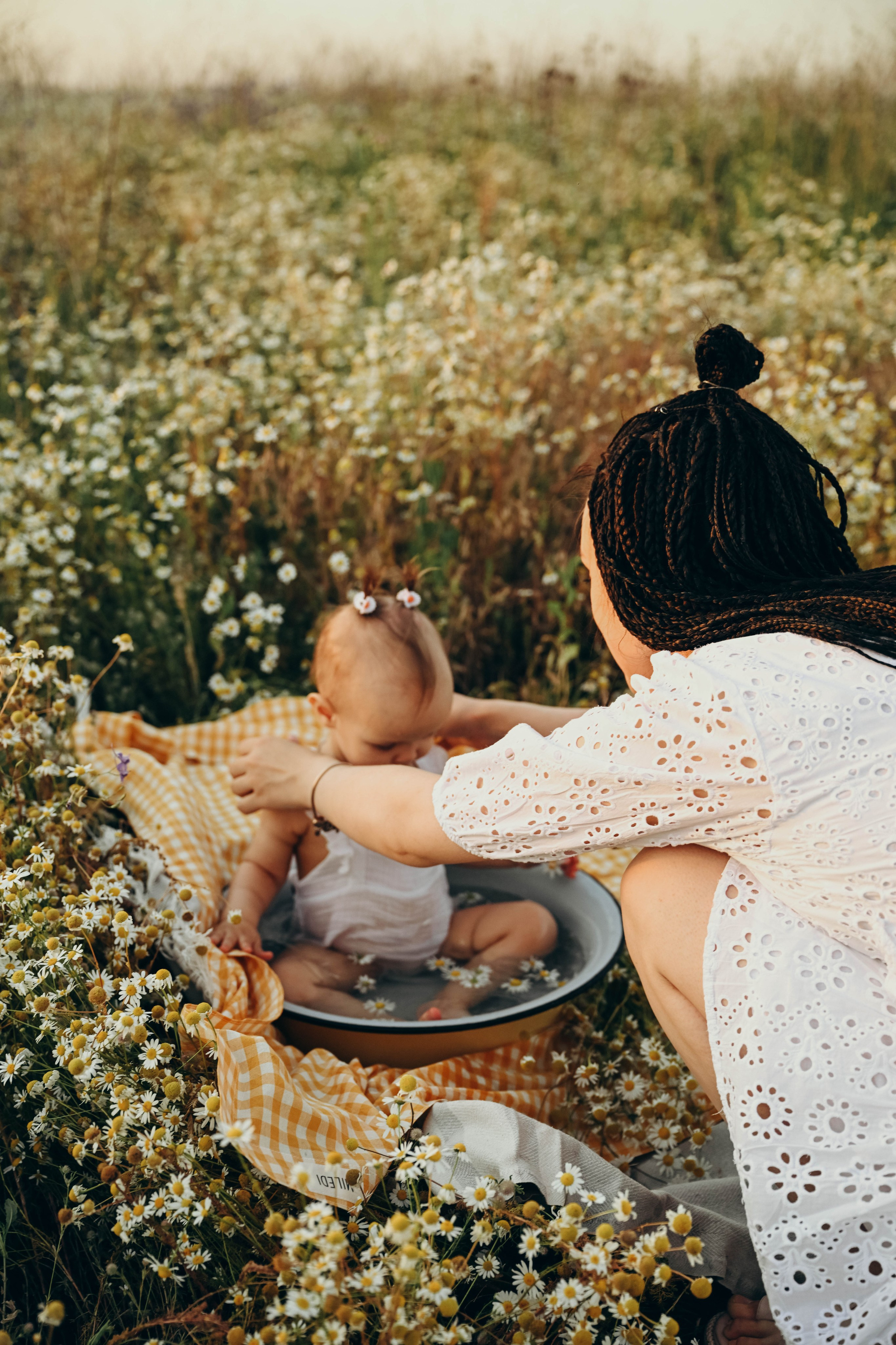 Ромашковое поле. Семейный фотограф в Москве Люберцах Ирина Вронская
