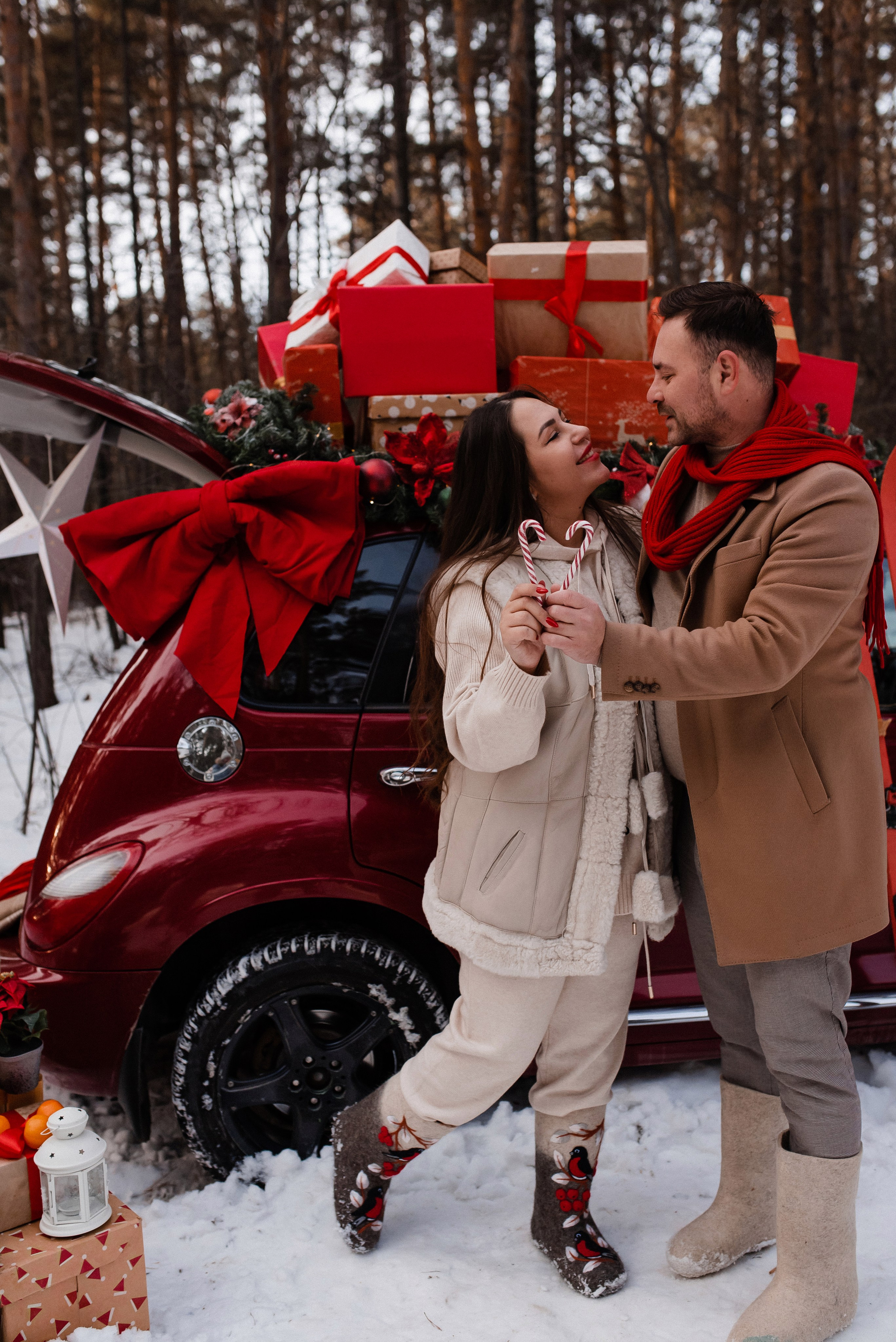 Рождественский фотодень Андрей&Александра&Ева&Станислав. Фотограф в Новосибирске Анастасия Курто
