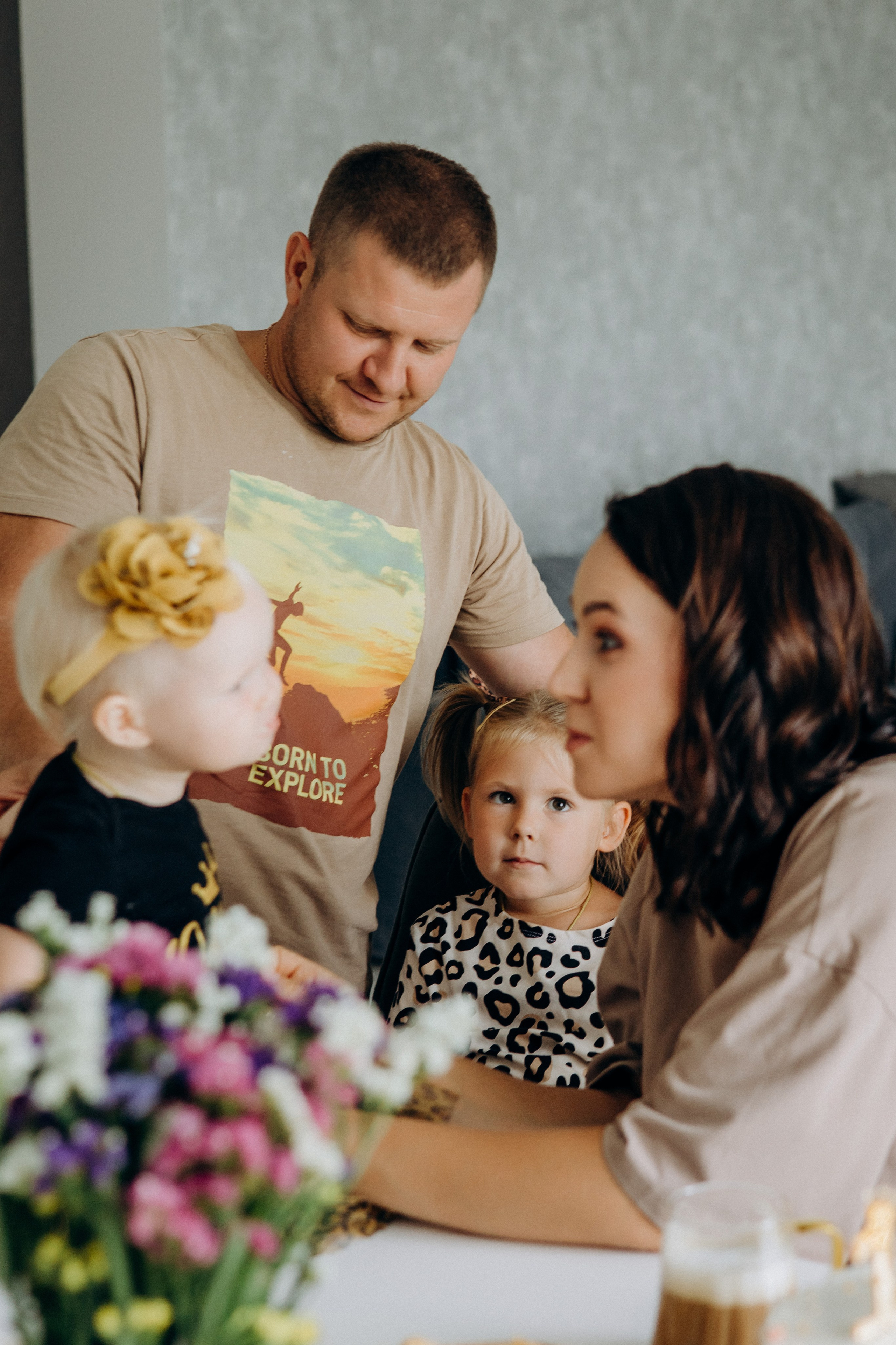 Праздничный завтрак в кругу семьи. Портретный и семейный фотограф в Воронеже Ксения Ремизова