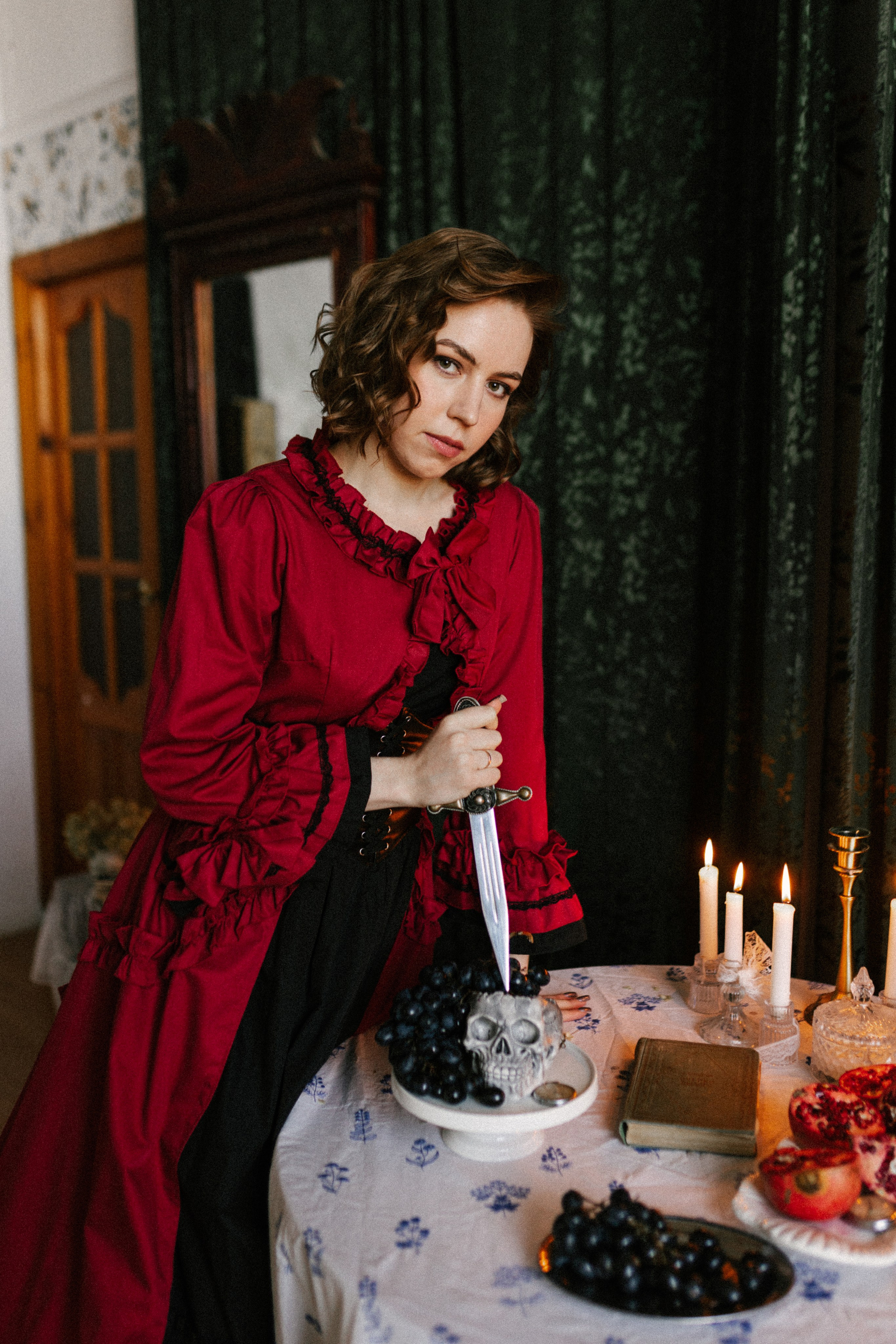 Красное-черное настроение. Свадебный и портретный фотограф — Мария Костина