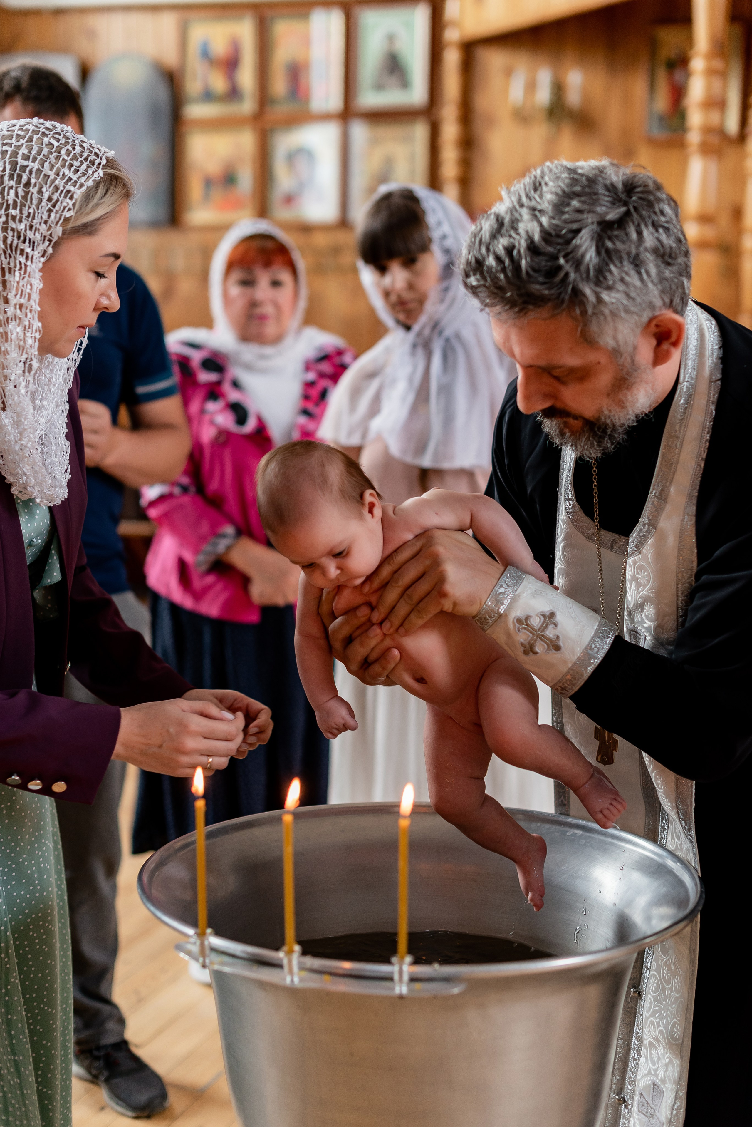 Крещение Ксении. Фотограф Татьяна Иванчикова
