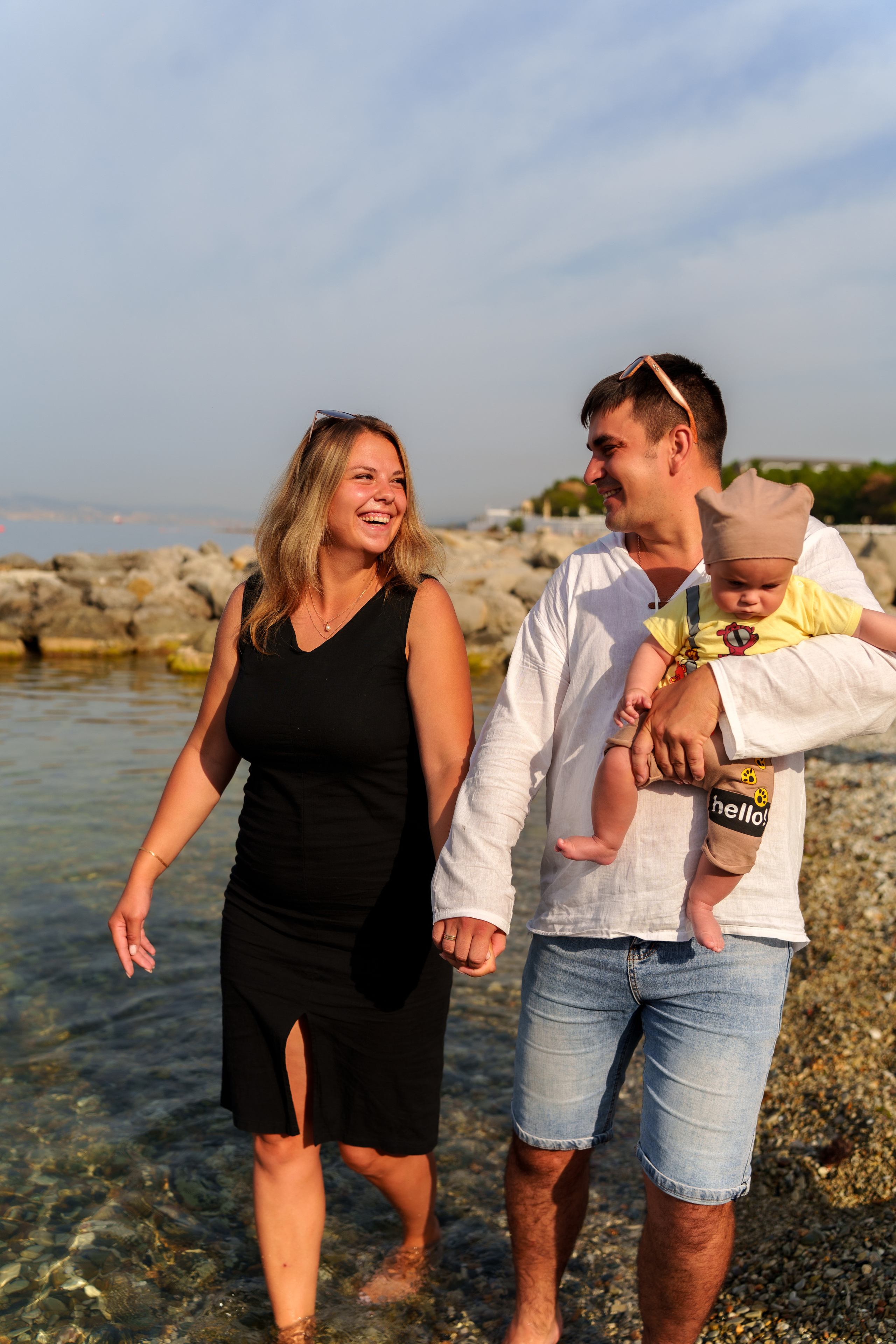 Семейная фотосессия на морском рассвете (01.09.2023). Фотограф Андрей Чеботок (Белгород, Курск, Воронеж, Старый Оскол)