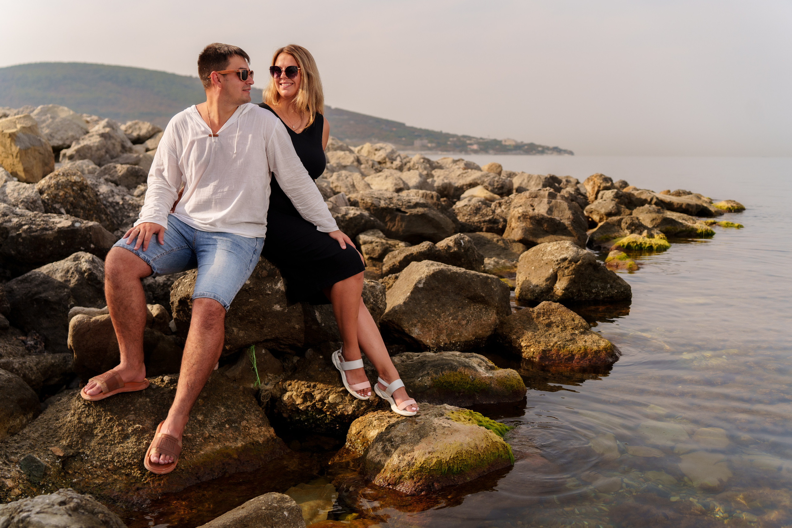 Семейная фотосессия на морском рассвете (01.09.2023). Фотограф Андрей Чеботок (Белгород, Курск, Воронеж, Старый Оскол)