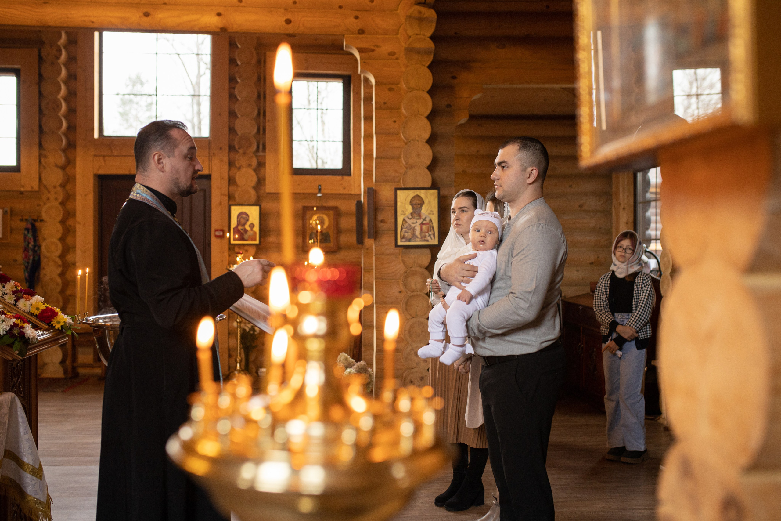 Таинство крещения Марка. Фотограф в Железнодорожном и Балашихе