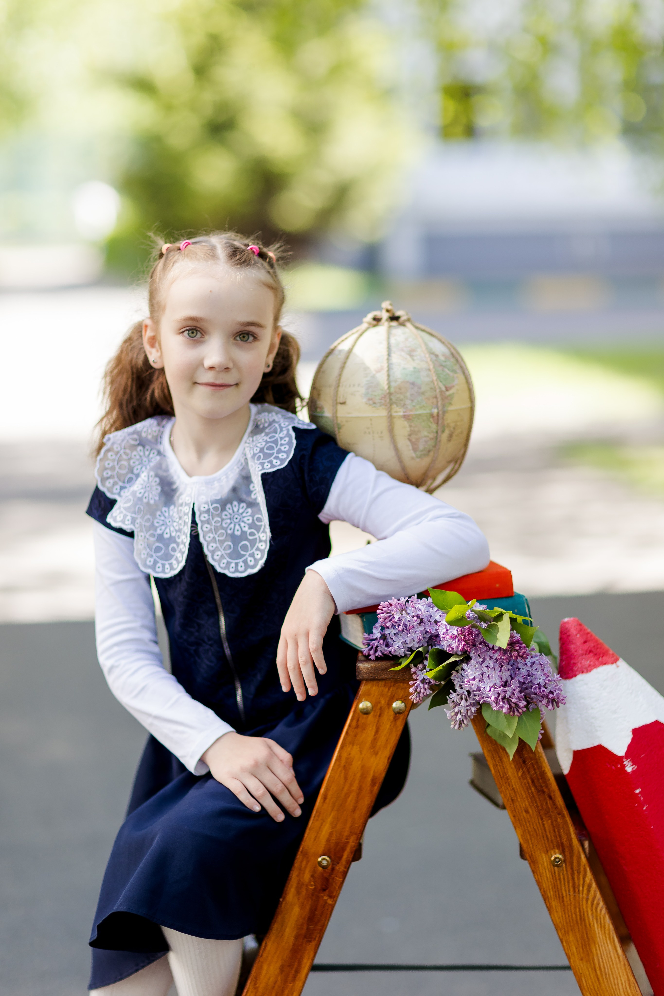 Весенняя съемка в начальной школе для первоклашек. Выпускные альбомы в Зеленограде и Москве