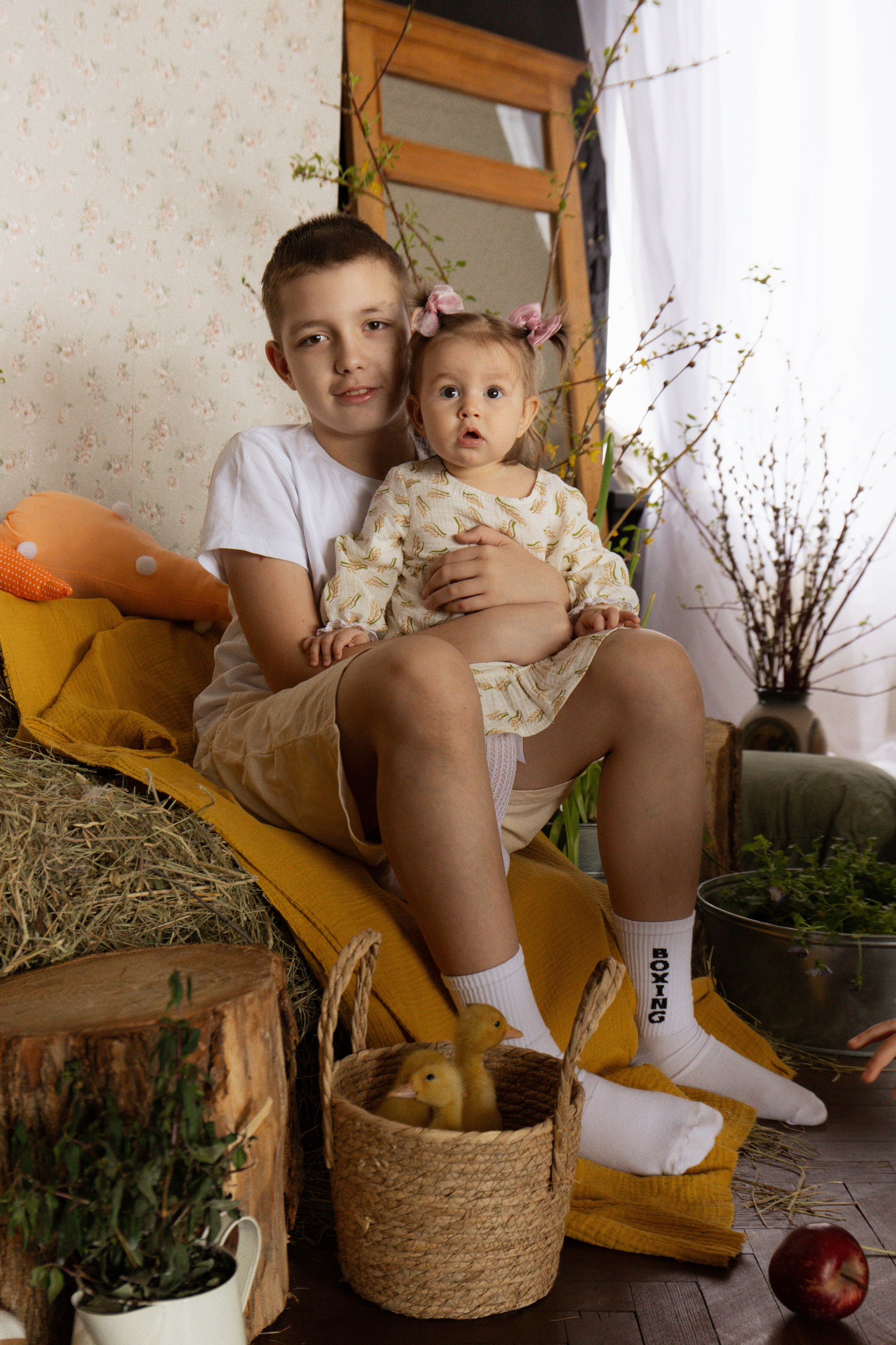 Марина с детками