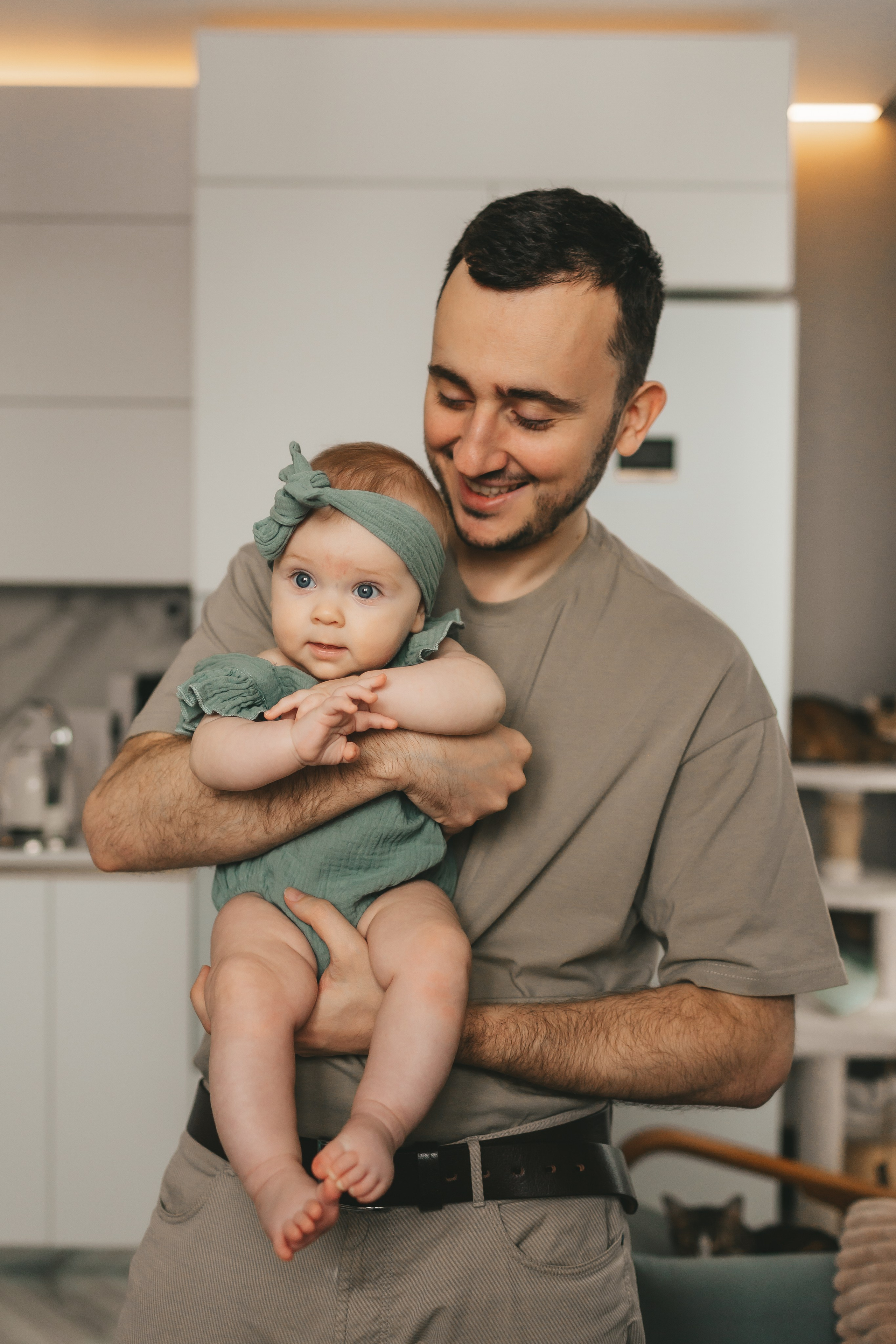 Женя, Юля и Вероника (домашняя фотосессия). Семейный и детский фотограф и видеограф в Москве, Дрокина Наталья