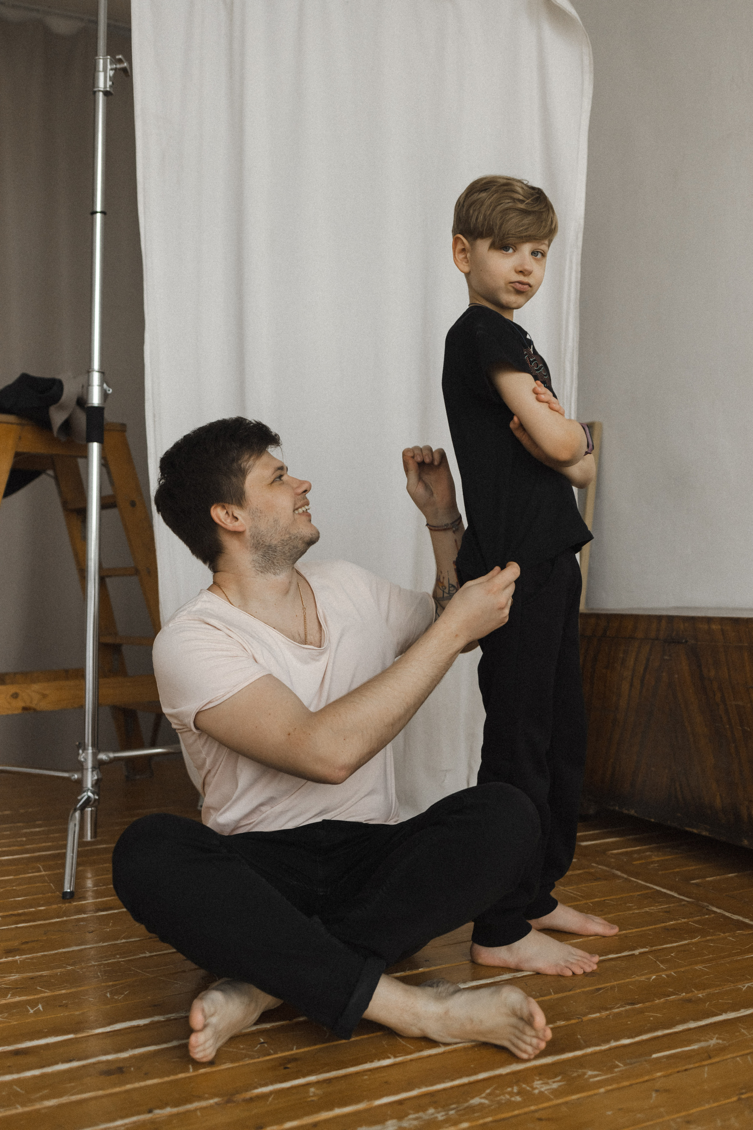 Женя, Паша, Таня и Егор. Семейный фотограф в Москве