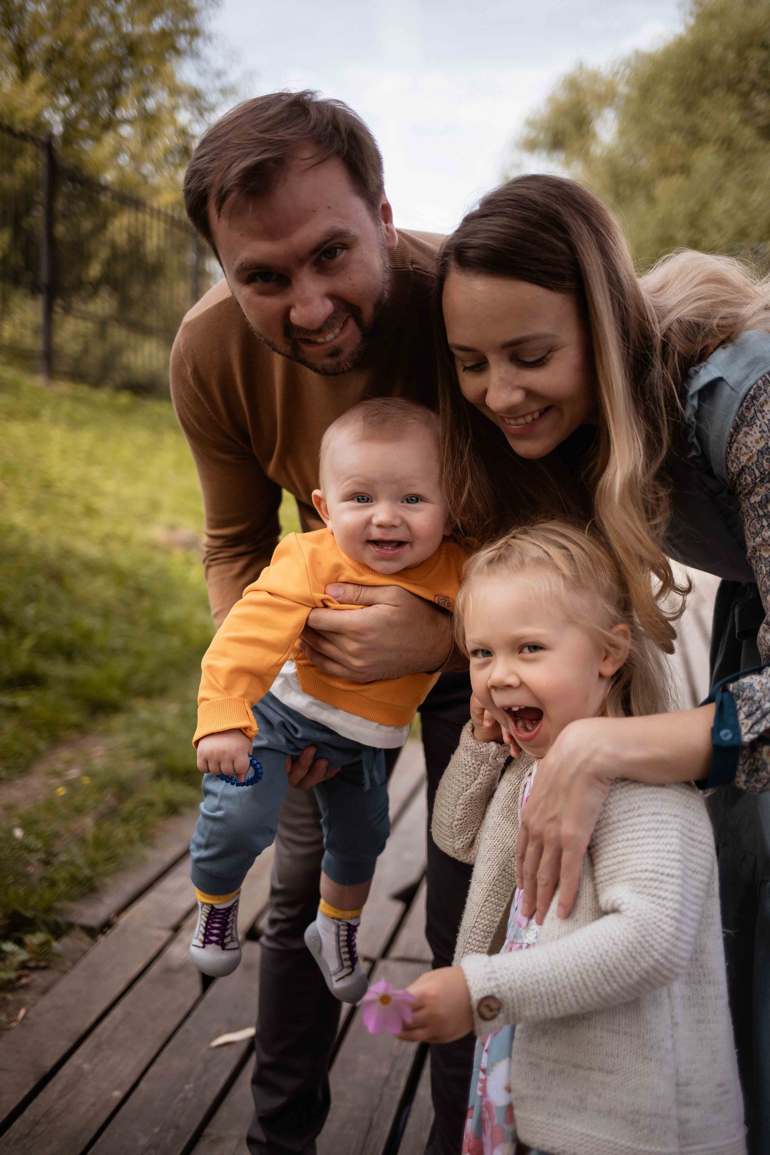Анна, Костя, Агата и Кристиан. Семейный фотограф в Москве