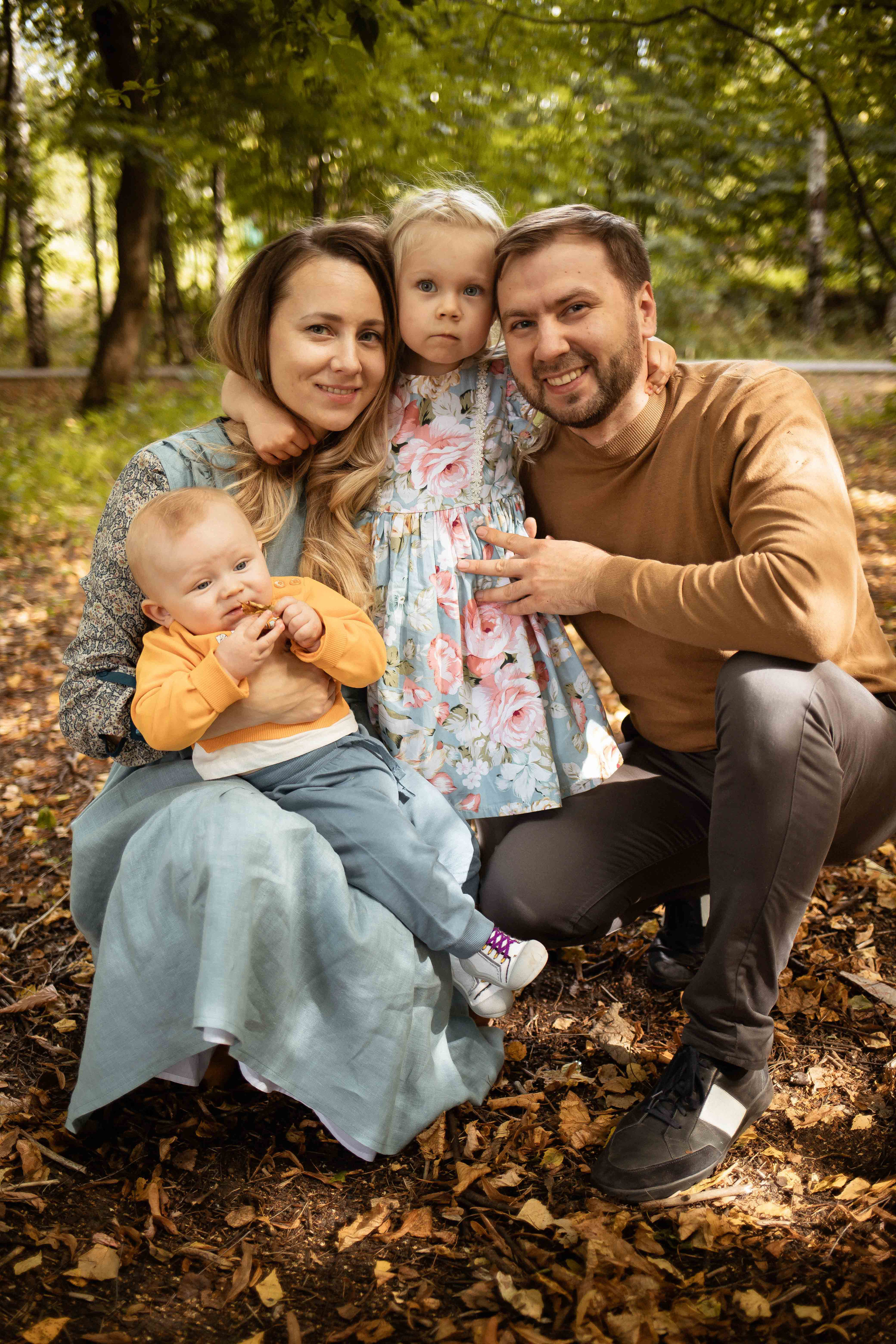 Анна, Костя, Агата и Кристиан. Семейный фотограф в Москве